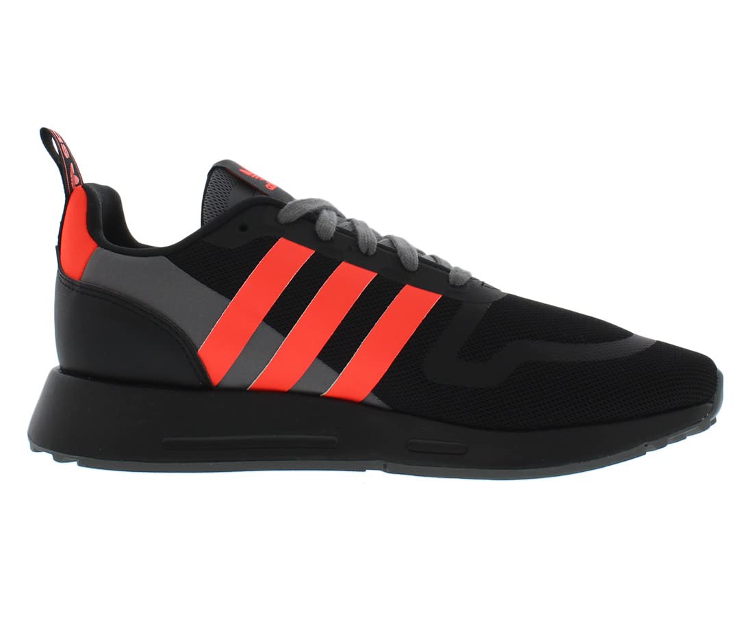 adidas Originals Multix Men's Running Shoes - Size 8 US, Black/Solar Red - Lightweight Athletic Sneakers for Gym, Jogging & Casual Wear