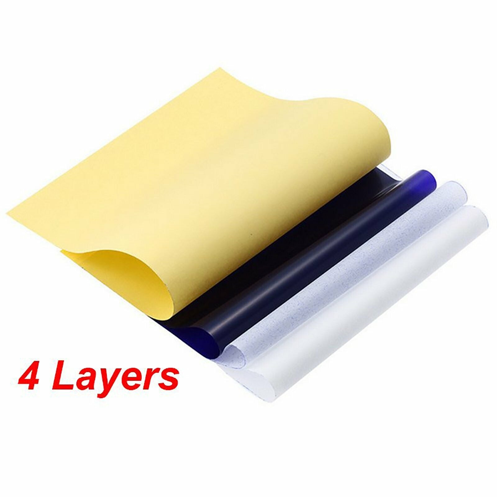100 Sheets Tattoo Stencil Transfer Paper - Thermal Carbon Tracing Copier for Professional Tattoo Artists - Perfect for Tattoo Design Transfer and Practice (Ideal for Tattoo Studios, Home Practice & Apprentice Training)