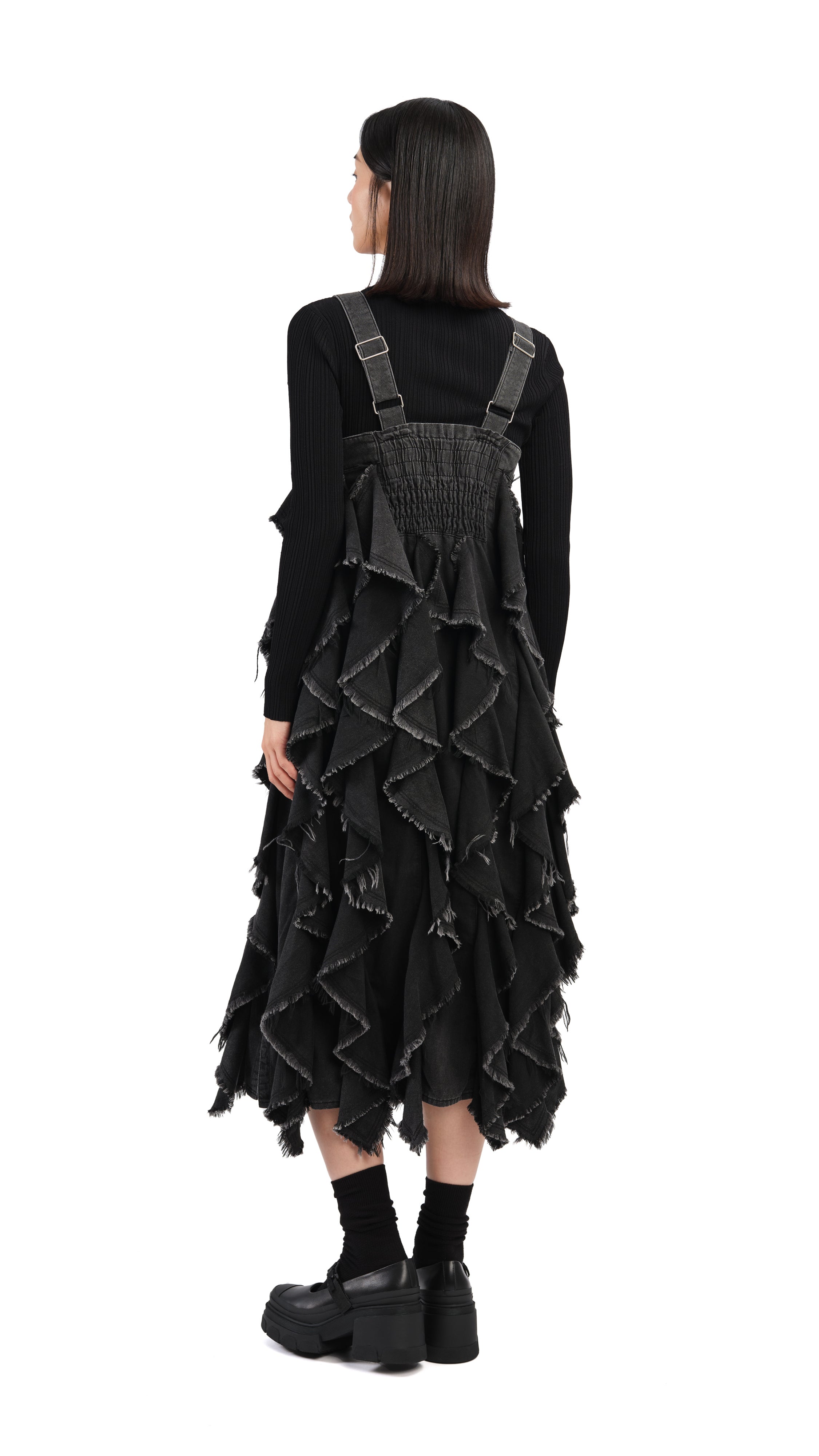 Stylish Ruffles Denim Dress for Women - Trendy Floral Embroidered Casual Summer Dress - Perfect for Brunch, Date Night & Vacation Outfits