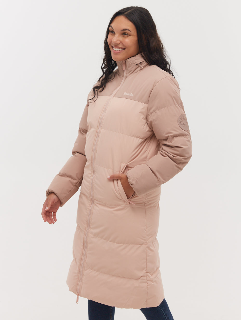 Stylish Phyllis Two-Tone Long Parka Coat for Women - Waterproof Winter Jacket with Hood - Perfect for Outdoor Activities & Cold Weather Fashion