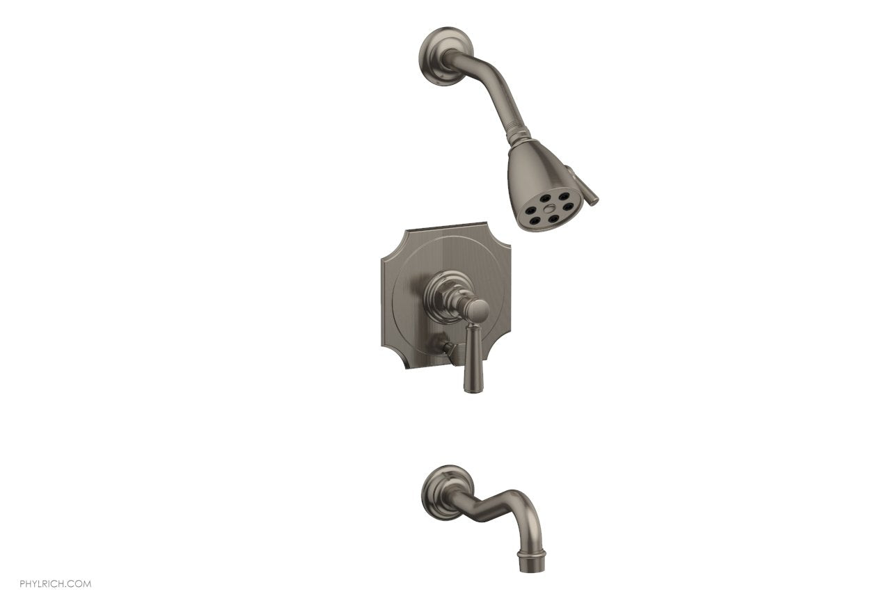 HENRI Pressure Balance Tub and Shower Set 161 30 - Chrome Finish, Thermostatic Mixing Valve for Safe & Comfortable Bathing Experience - Perfect for Modern Bathrooms & Spa-Like Showers