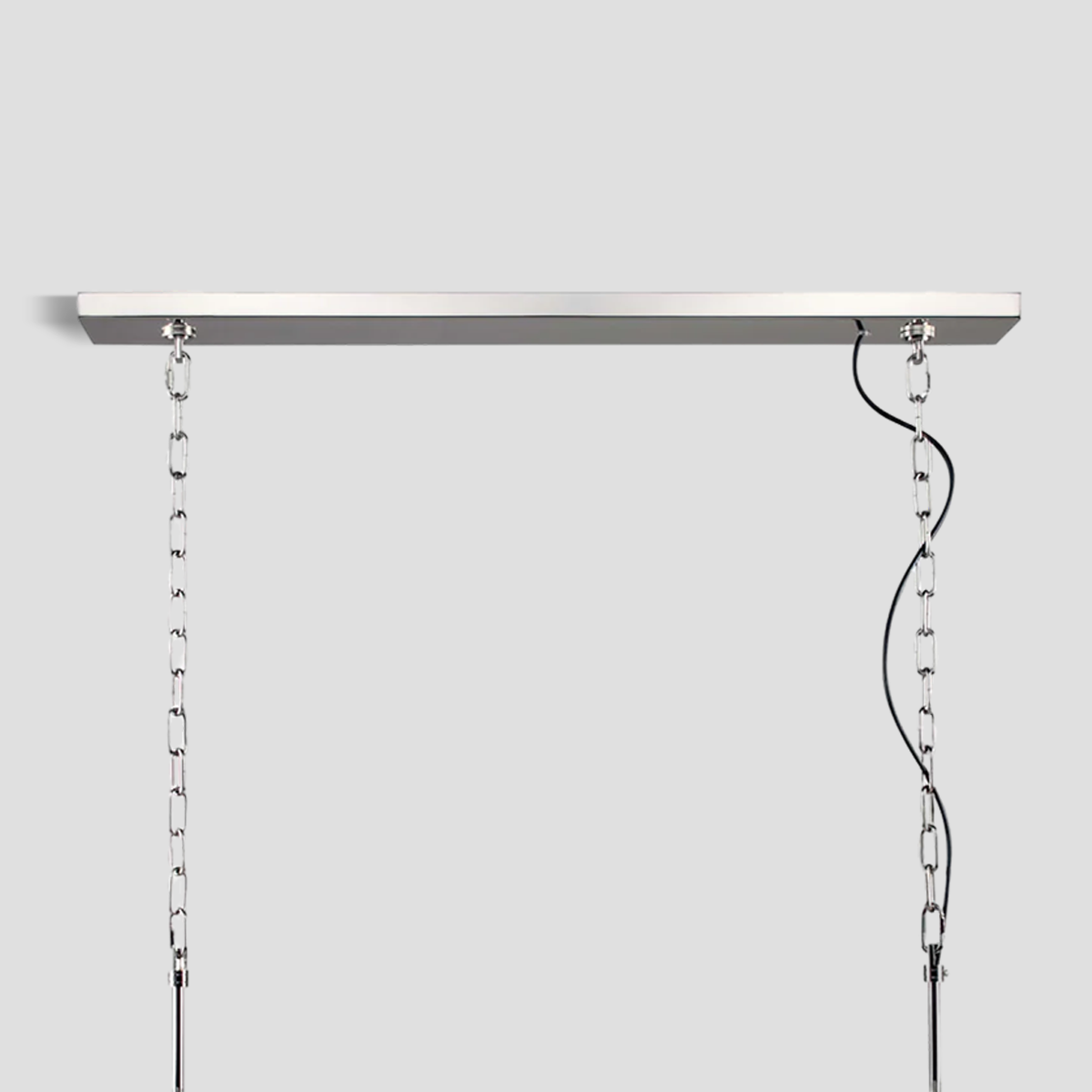 Falria Single Tier Rectangular Crystal Rod Chandelier - Elegant Modern Lighting Fixture for Dining Room, Living Room & Bedroom Decor