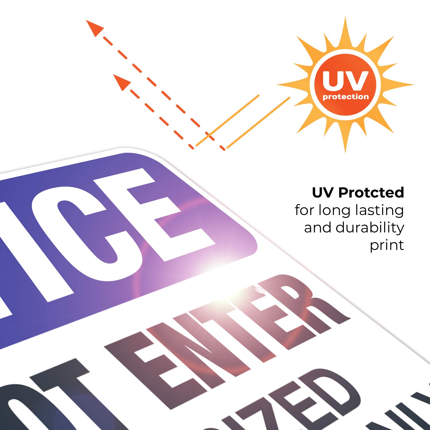 Do Not Enter Authorized Personnel Only Sign - OSHA Compliant 18x24 Inches, Rust-Free .063 Aluminum, Fade Resistant for Indoor & Outdoor Use - Made in USA | Perfect for Warehouses, Construction Sites & Restricted Areas