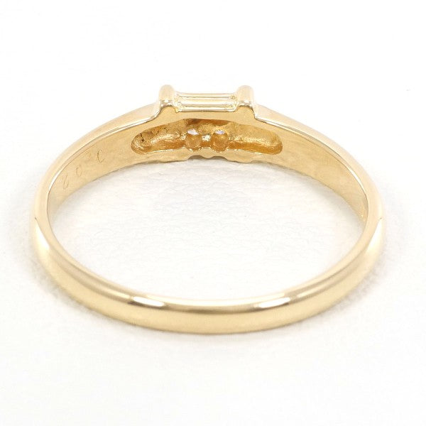 18K Yellow Gold Diamond Ring for Women - Elegant Solitaire Engagement & Wedding Band - Perfect for Proposals, Anniversaries, and Special Occasions