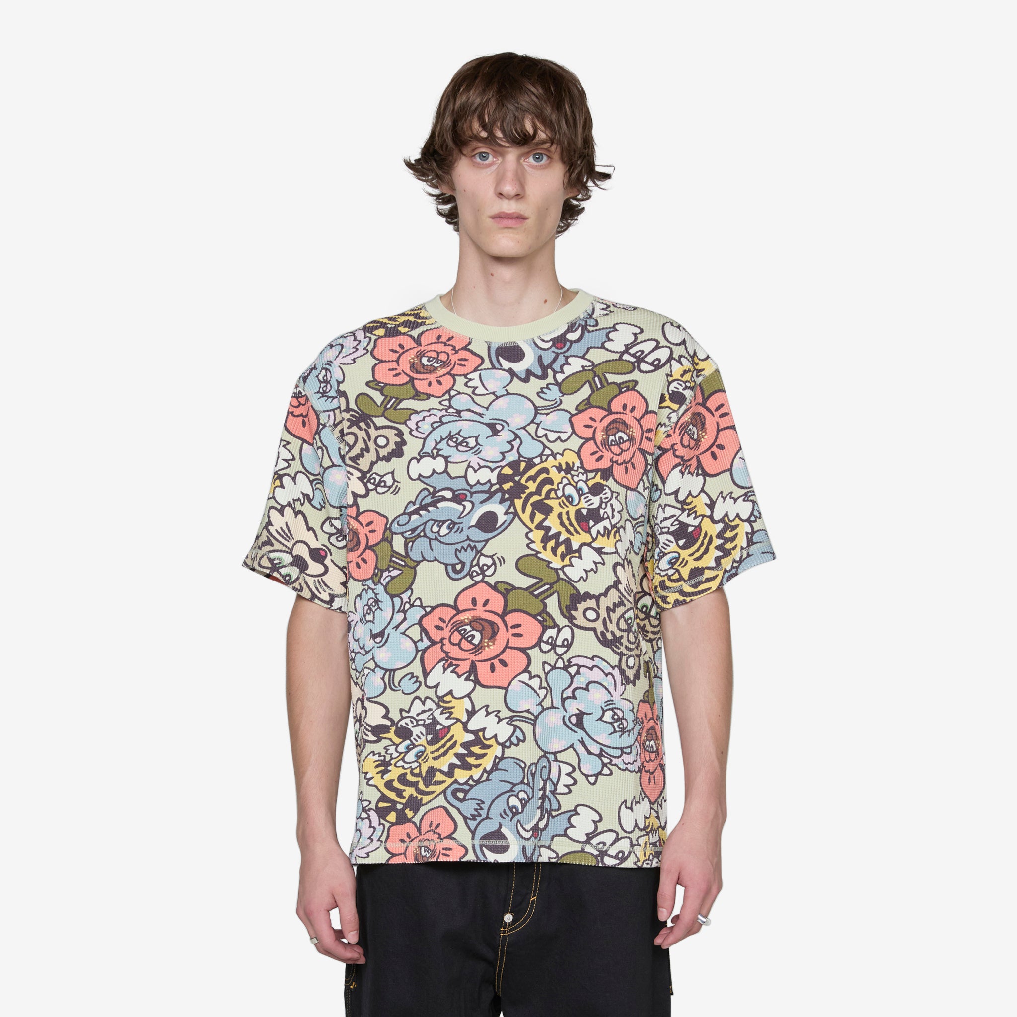 KENZO By Verdy Oversized Graphic T-Shirt - Multicolor Streetwear Fashion for Men & Women | Perfect for Casual Wear, Concerts, and Urban Style