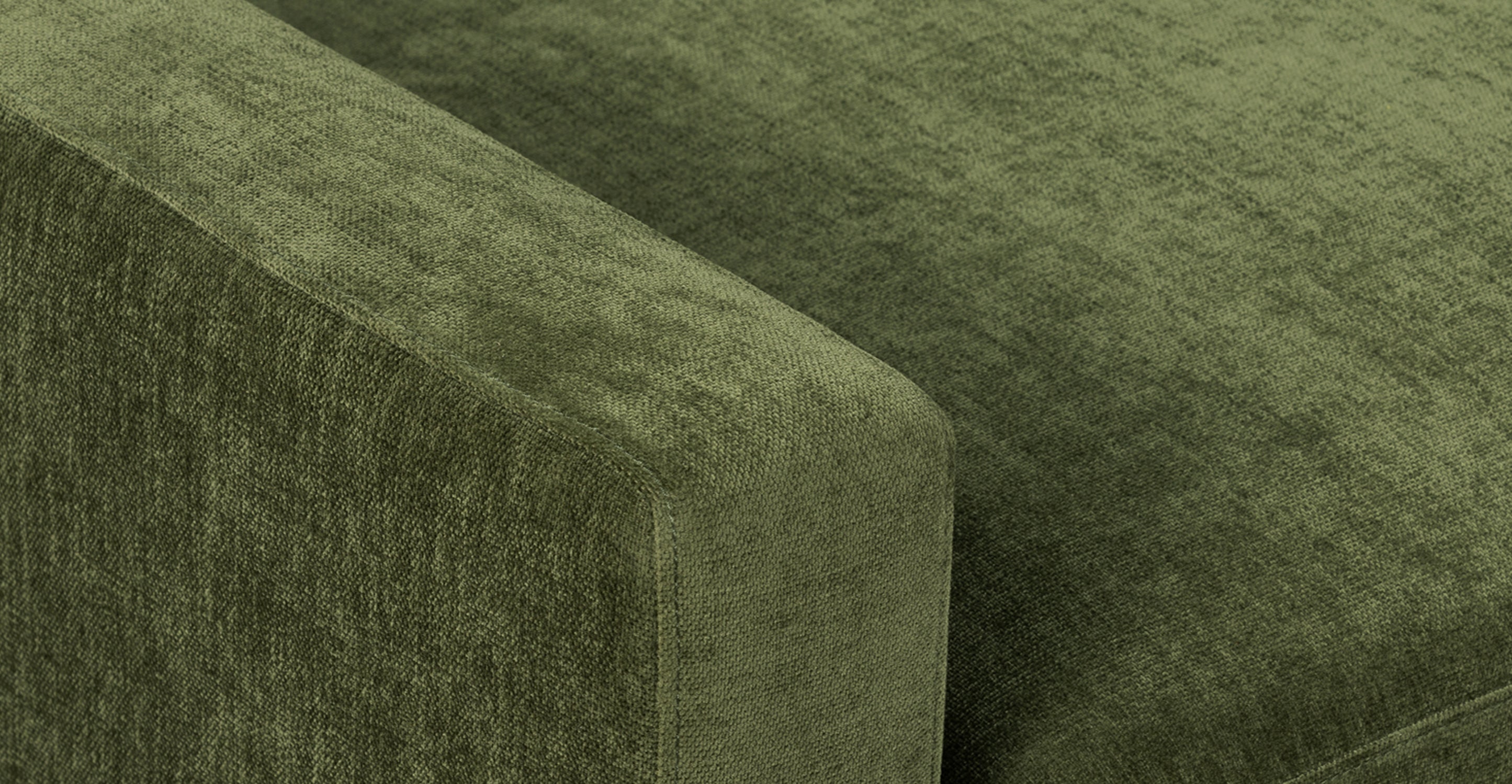 Luxury Zyon Velvet Sofa - Modern Plush Fabric Couch for Living Room, Lounge & Home Decor - Comfortable Sectional Sofa with Soft Velvet Upholstery