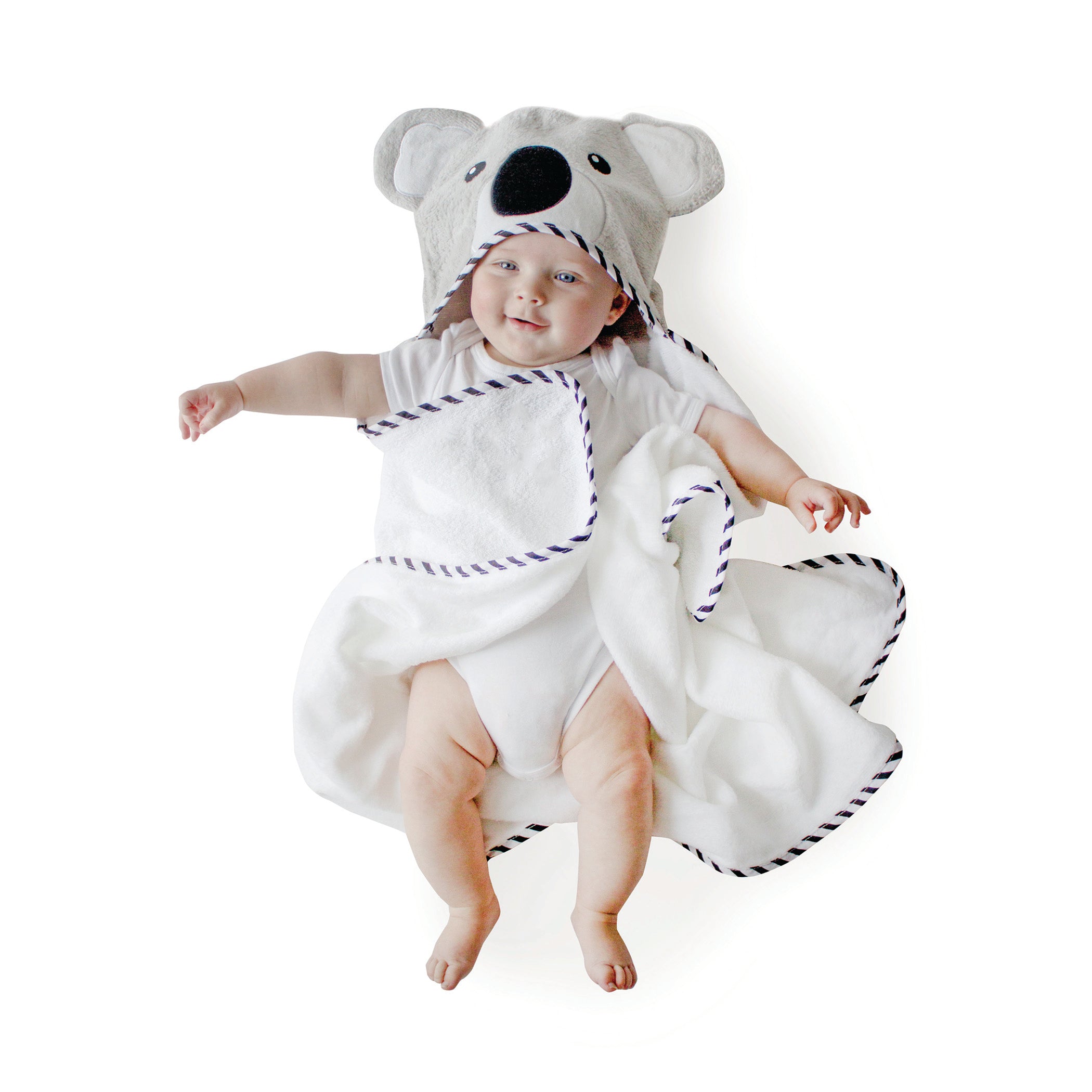 Cute Koala Hooded Bath Towel for Kids - Soft & Absorbent Australian Animal Themed Bathrobe for Boys & Girls - Perfect for Bath Time, Swimming, and Beach Fun