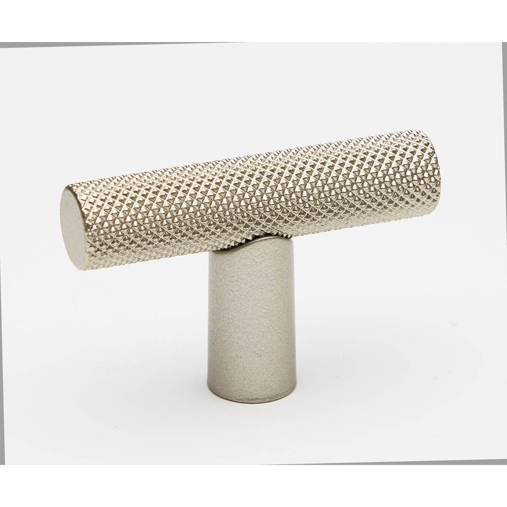 Alno A2902 T Knob Knurled Bar - High Quality Metal Cabinet Knob for Furniture, Drawers & Cabinets - Durable & Stylish Hardware for Home Improvement & DIY Projects