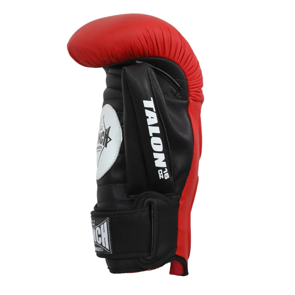 Talon™ 16oz Boxing Glove & Pad Hybrid - Red/Black for MMA, Kickboxing & Heavy Bag Training
