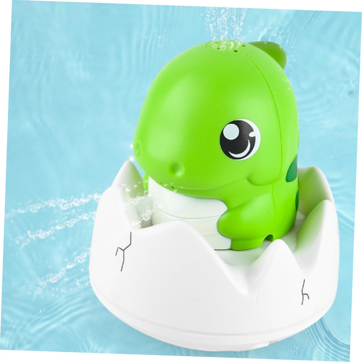 2 Pack Dinosaur Bath Toys for Kids - Light Green Bathtub Toys with 1200mAh Battery, Fun Water Play for Toddlers & Children - Perfect for Bath Time, Pool Parties & Sensory Play