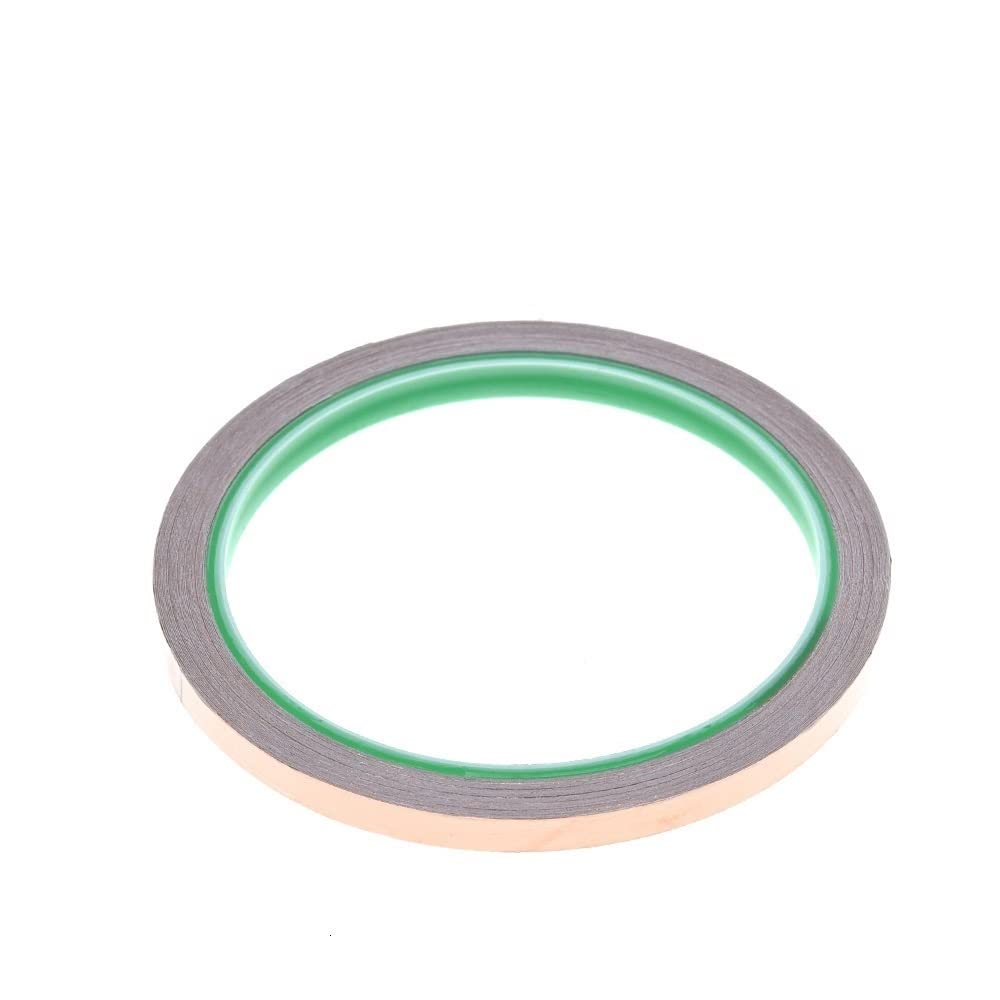10m Conductive Copper Foil Tape - EMI Shield, Anti-Static for Electronics Repair (10mmx10M) - DIY & Electrical Projects