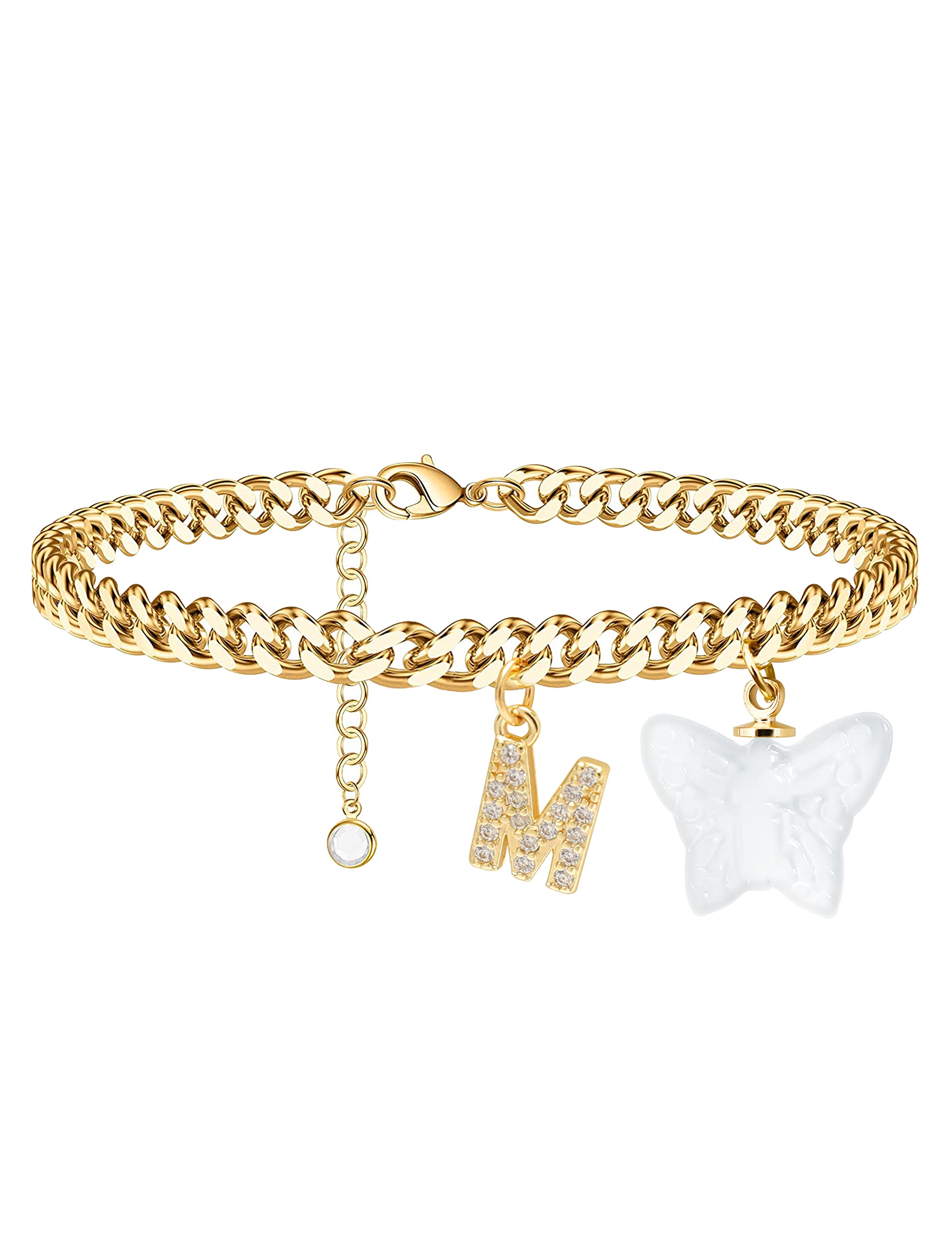 14K Gold Plated Ankle Bracelets for Women & Teen Girls - Elegant Summer Jewelry Gift for Birthday, Mother's Day, Beach & Vacation Wear