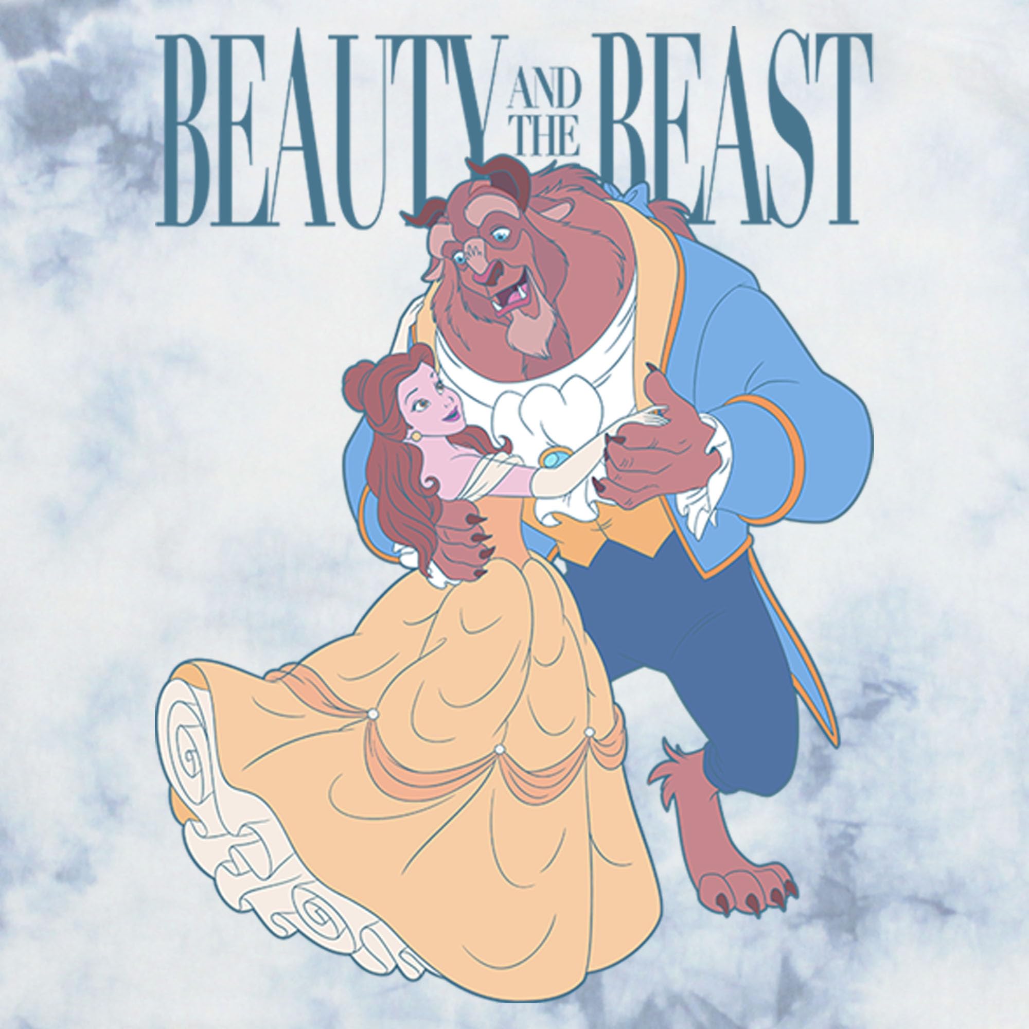 Disney Princess Beauty and The Beast Dance Partners Men's T-Shirt - Official Disney Merchandise for Fans, Cosplay, and Theme Park Visits