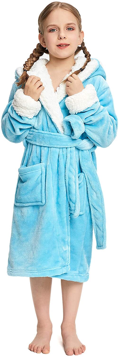 Soft & Cozy Princess Unicorn Bathrobe for Kids - Fast Priority Shipping - Perfect for Birthday Gifts, Spa Days & Bedtime Comfort