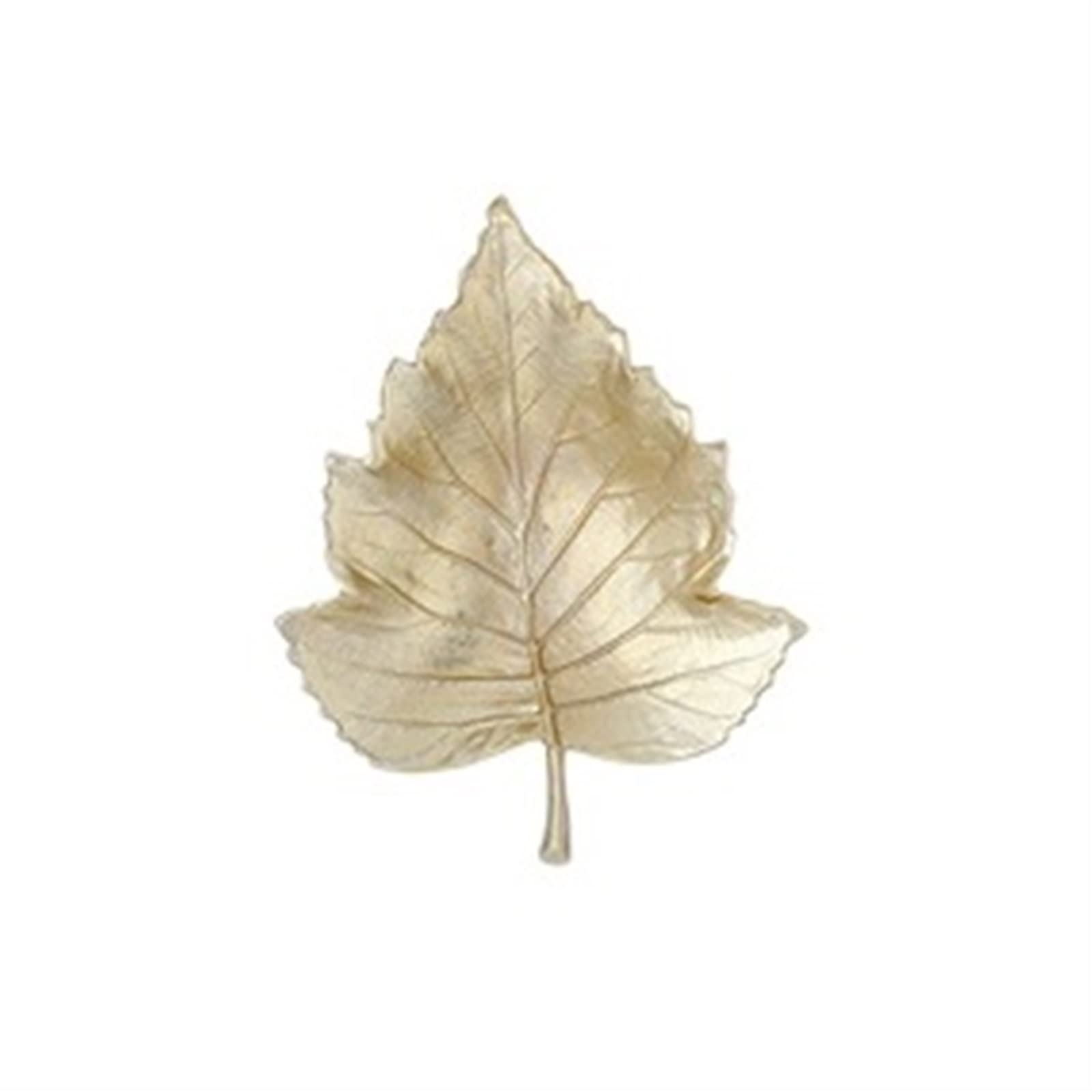 Nordic Style Gold Gilded Fruit Plates - Creative Leaf Shaped Handmade Aluminum Snack Plates for Home Decor, Party Serving, Hallway Storage Tray (Color: F) - Perfect for Entertaining, Wedding Receptions & Coffee Table Display