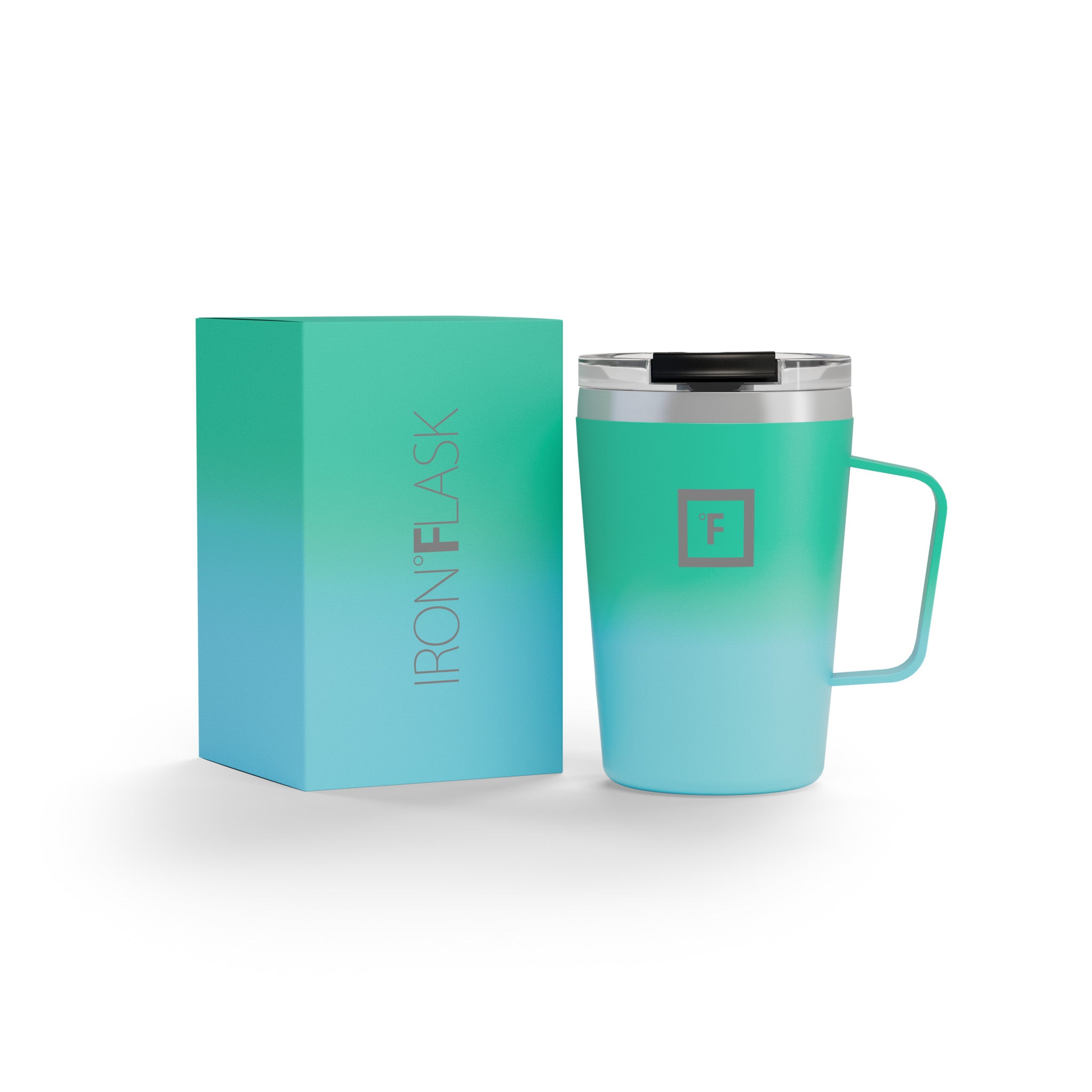 12 Oz Non-Slip Grip Coffee Mug - Insulated Travel Mug for Hot & Cold Drinks - Perfect for Office, Commute, Camping & Outdoor Activities