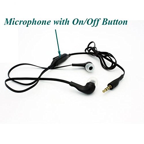 Wired Earphones with Microphone - 3.5mm Headphones for LG Velvet 5G, V30, G6 - Noise Cancelling Earbuds for Calls, Music & Gaming - Perfect for Office, Commuting & Workouts
