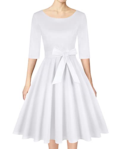 3/4 Sleeve - White