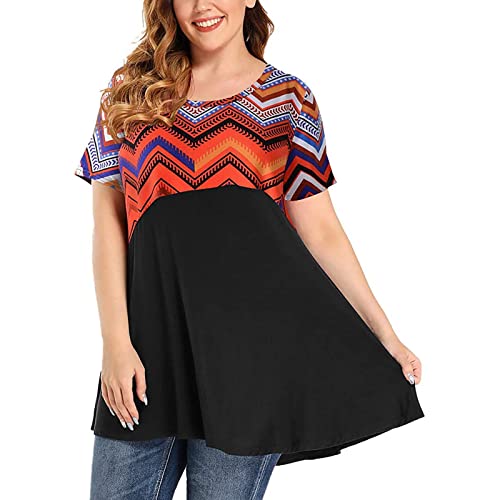 Floral Printed Women's Shirts - Crew Neck Casual Tops for Summer | Fashionable Basic Tank Tops & Blouses | Perfect for Beach Outings, Office Wear & Everyday Comfort