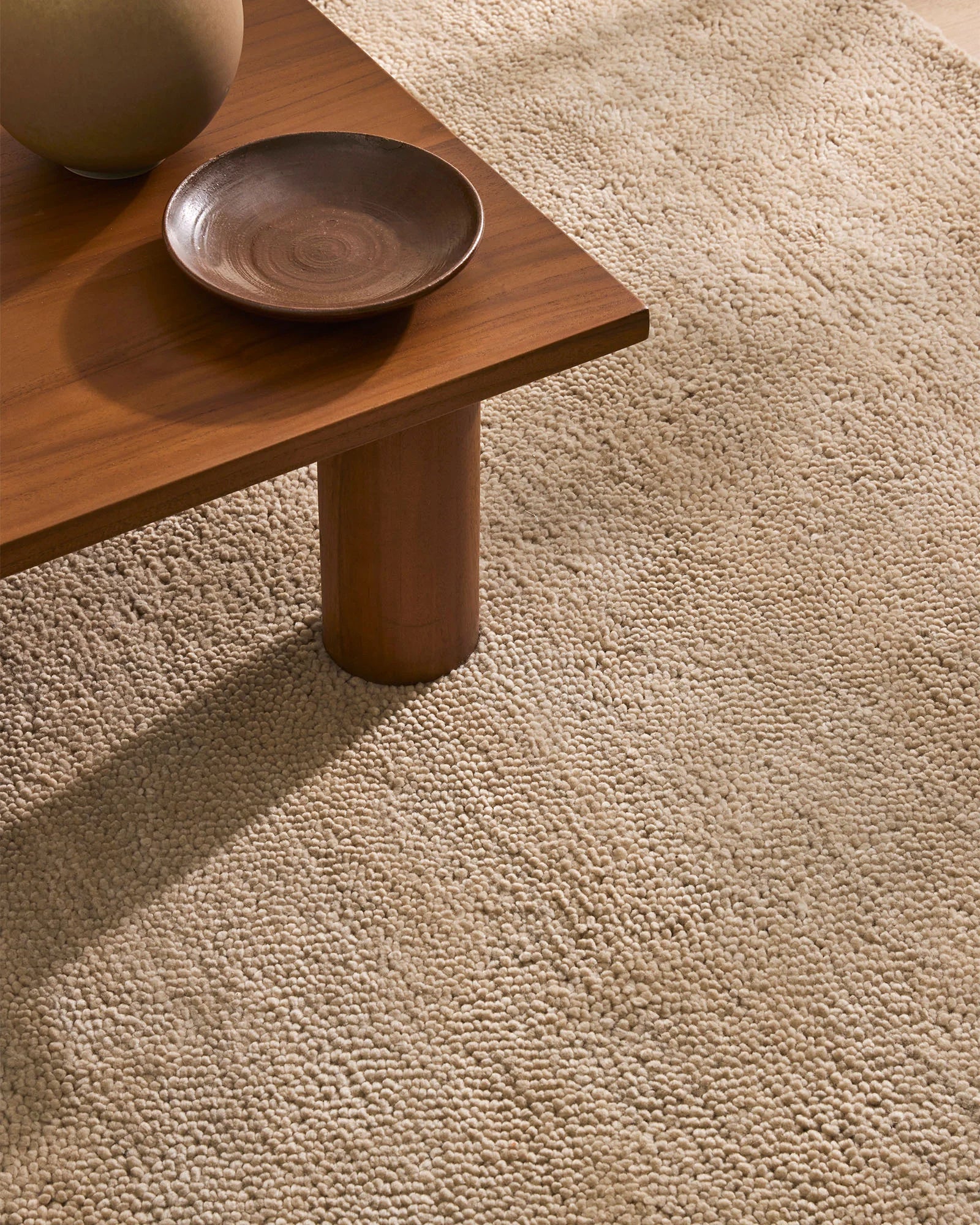 Valencia Rug Dune - Soft Bohemian Area Rug for Living Room, Bedroom & Nursery | Eco-Friendly Handwoven Cotton Carpet for Home Decor