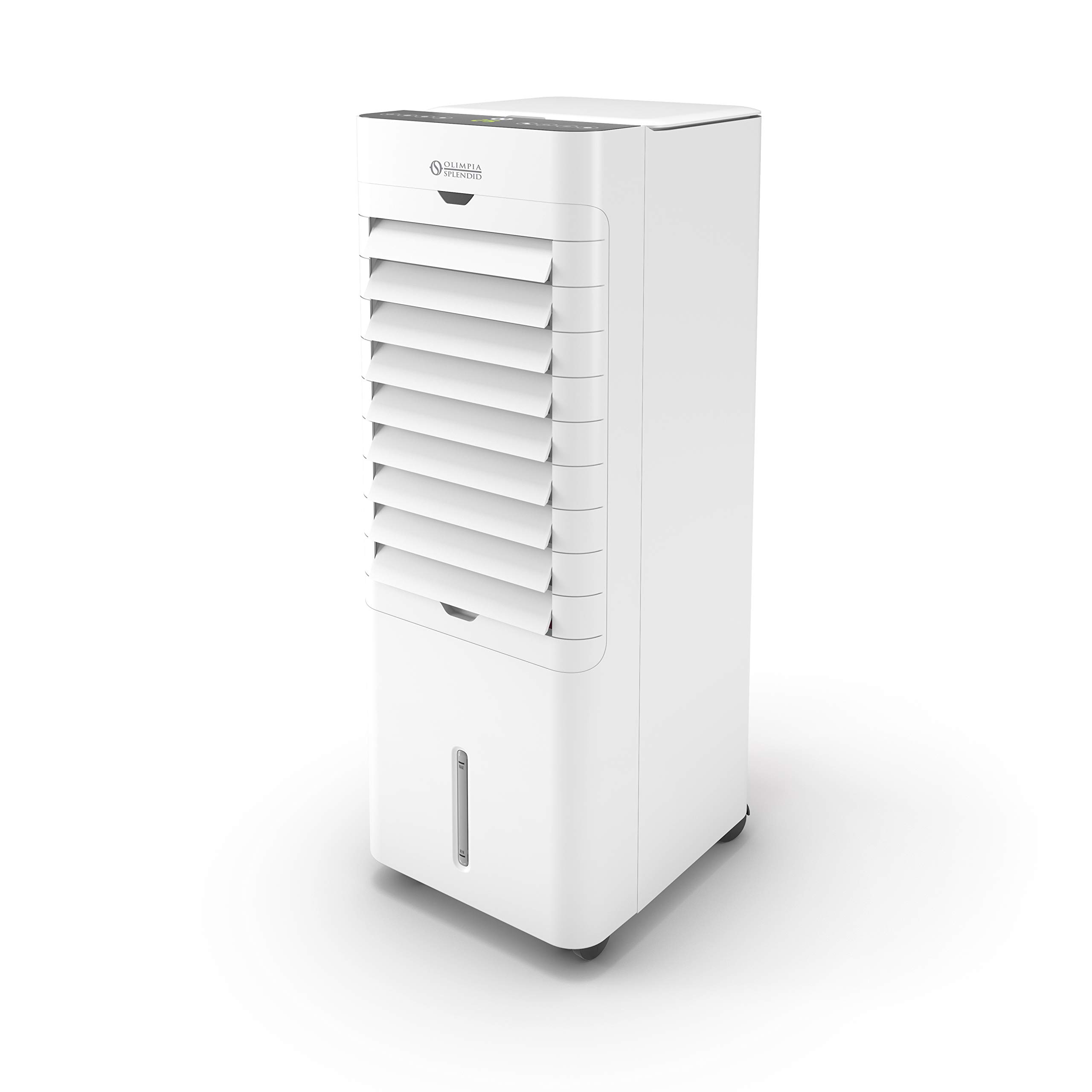 Olimpia Splendid 99310 Peler 6C Air Cooler & Ionizer with Timer, 6L Removable Tank, 450 m3/h Air Flow, 75W, White (Refurbished) - Perfect for Bedroom, Office & Home Cooling