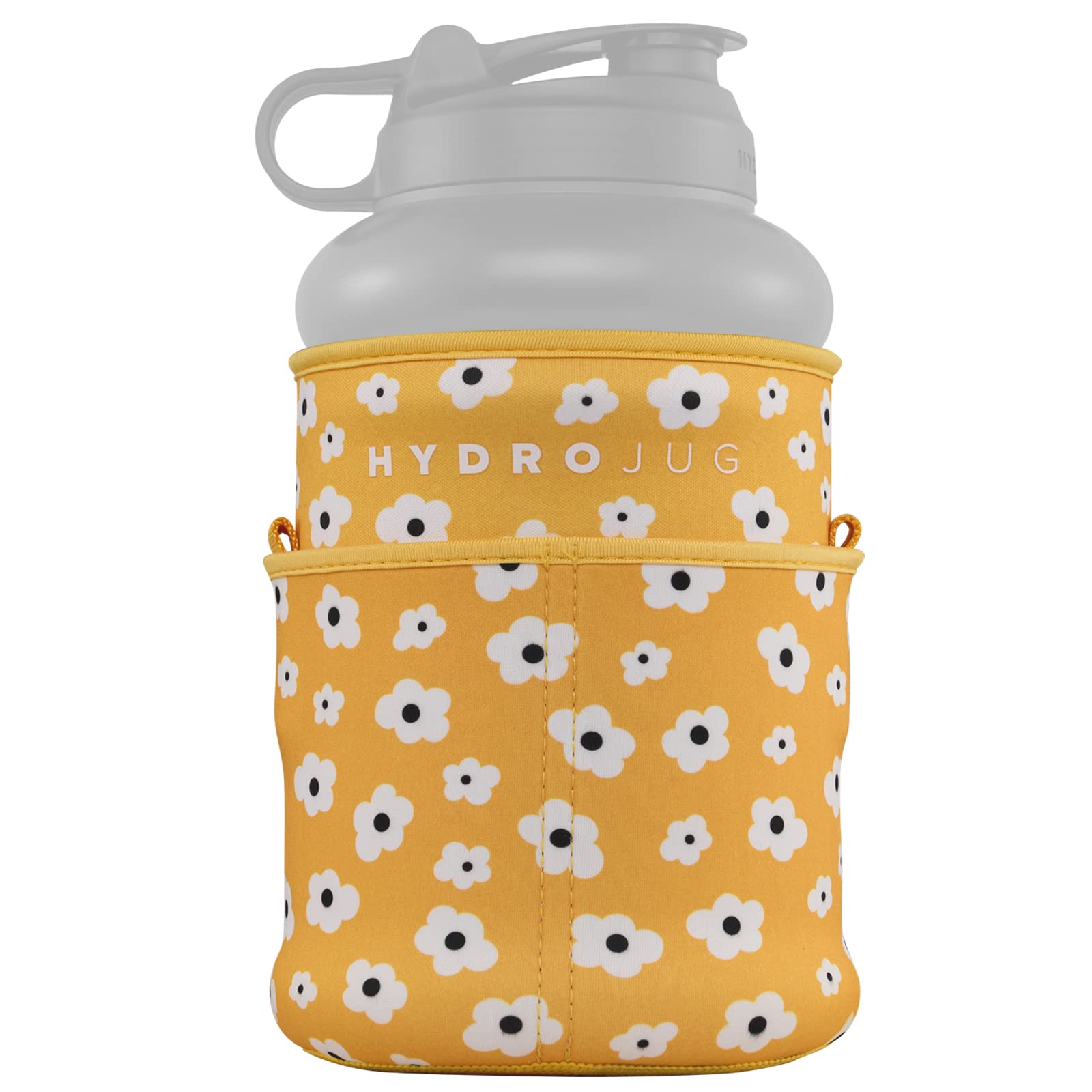 HydroJug 64oz Half Gallon Water Bottle - Leakproof, BPA Free, Dishwasher Safe with Carry Handle - All-Day Cold Hydration for Gym, Hiking, Work & Daily Use - Perfect for Fitness Enthusiasts, Outdoor Adventures & Office Hydration