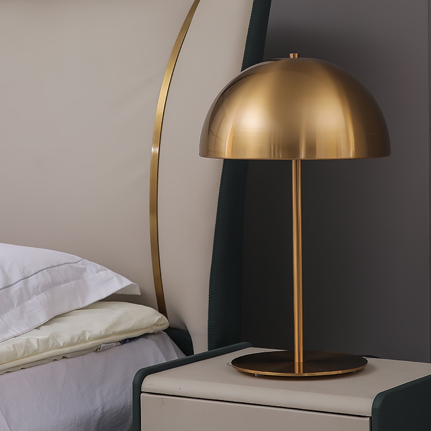 Hanna Table Lamp - Modern LED Bedside Lamp with USB Port, Adjustable Brightness for Bedroom, Living Room, Office - Perfect for Reading, Working & Night Light
