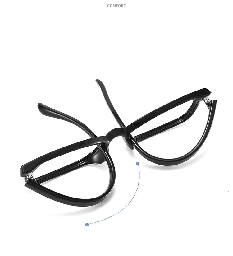 Bclear Unisex Small Full Rim Rectangle Plastic Eyeglasses 1058 - Lightweight & Durable Frames for Men & Women - Perfect for Reading, Work & Everyday Use