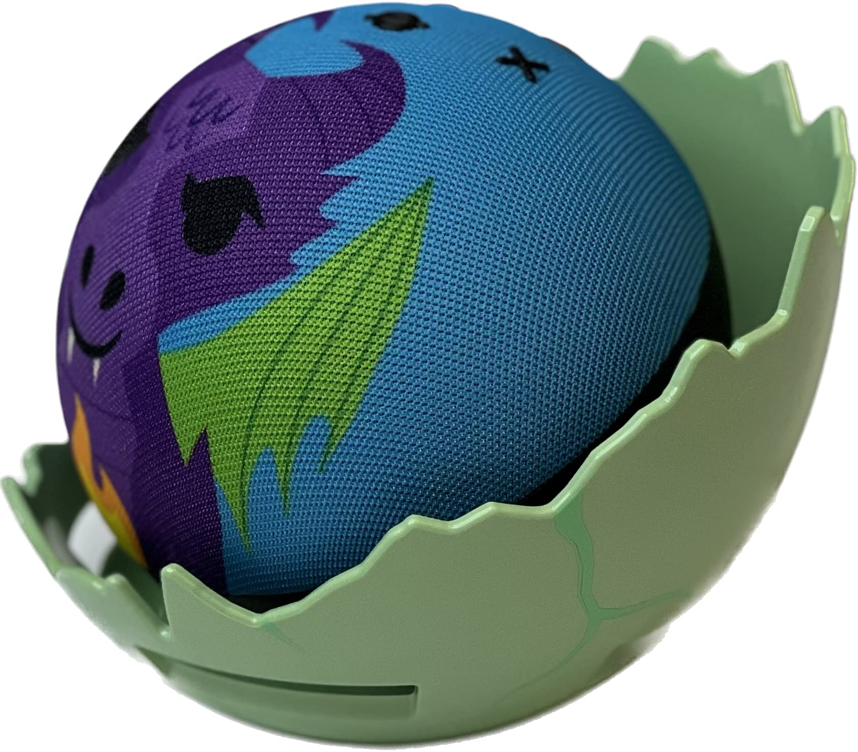 Dragon Egg Stand Holder for Echo Dot 5th Generation - Kids Room Decor, Smart Speaker Accessory for Bedroom, Nursery & Playroom