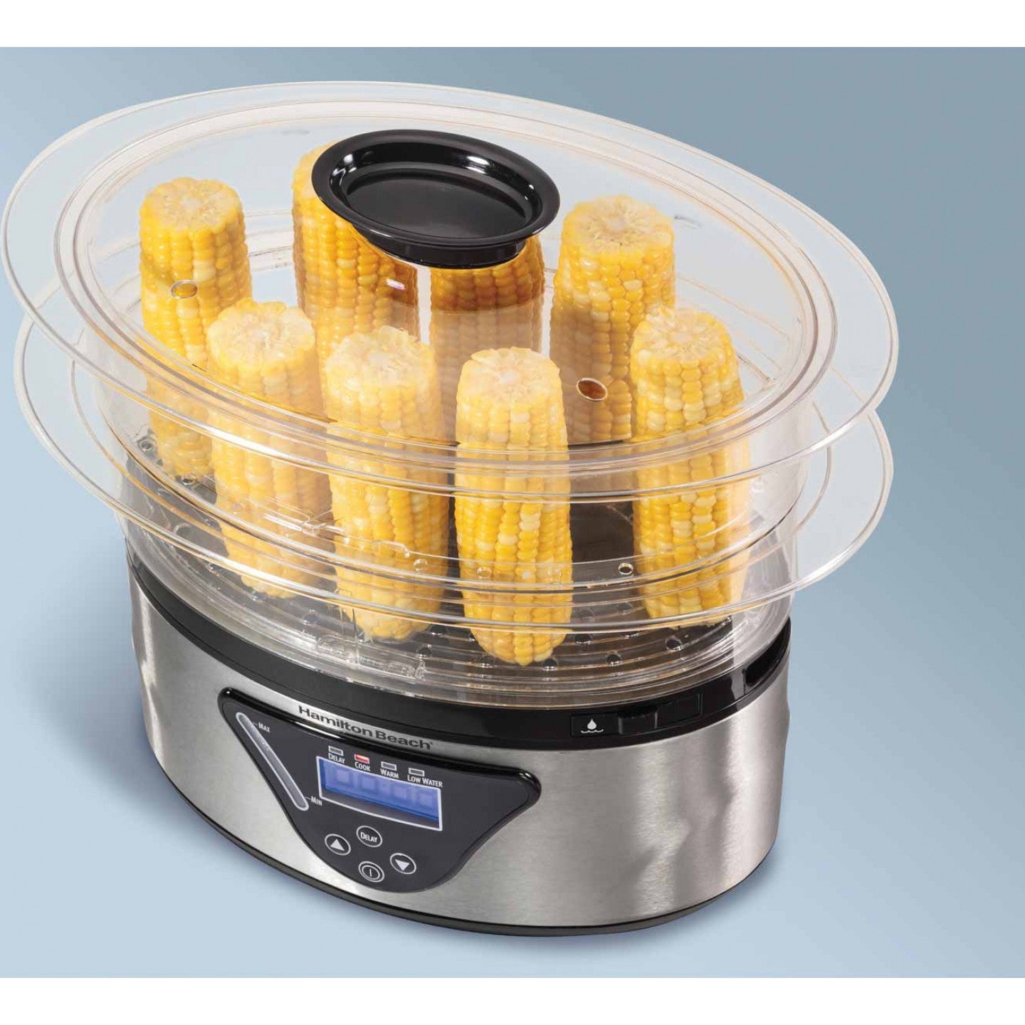 Hamilton Beach 37530C Digital Steamer - 7.5 Quart Capacity for Healthy Cooking | Perfect for Vegetables, Seafood & Meal Prep