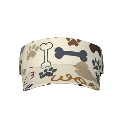 Dog Paw Prints Bones