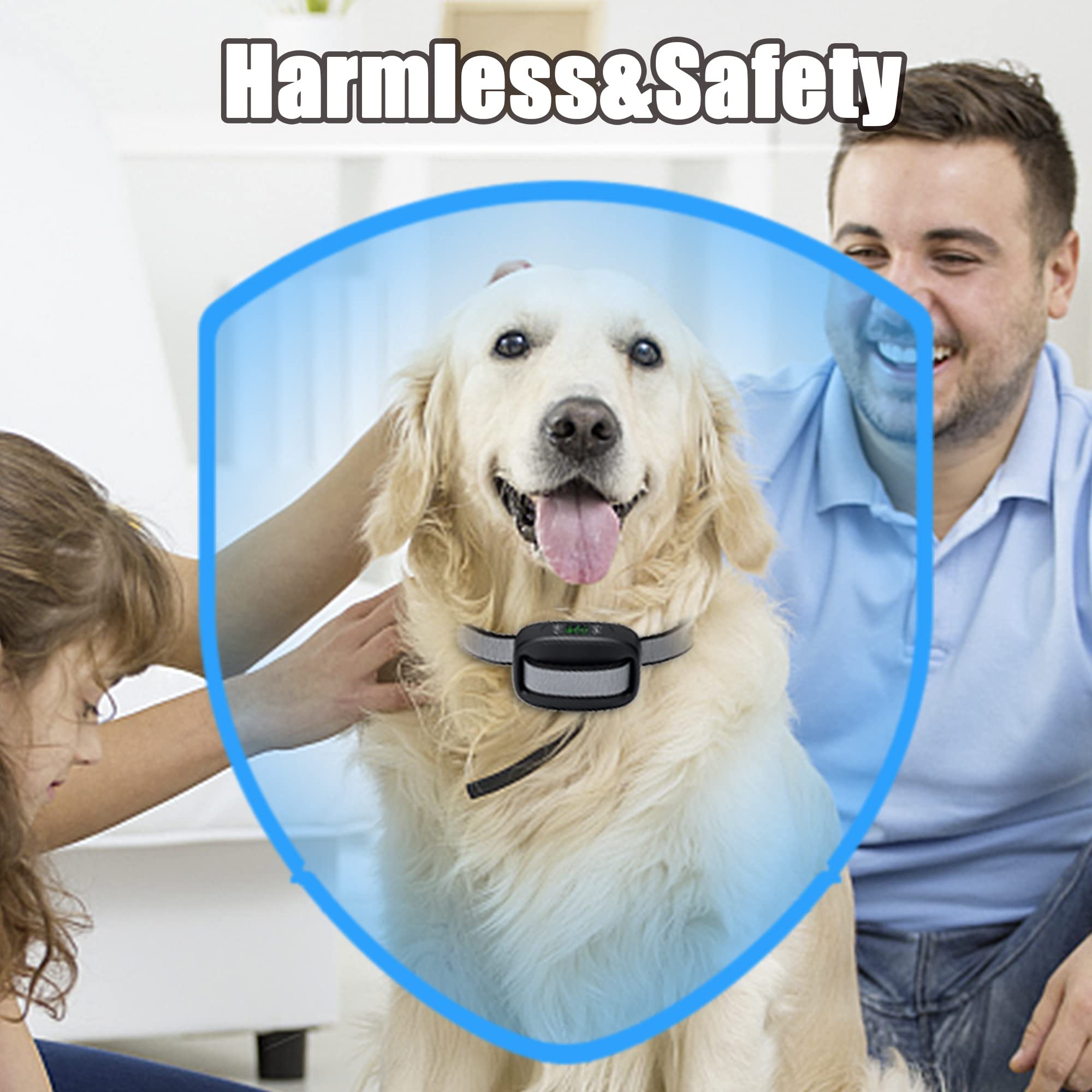 WIEZ GPS Wireless Dog Fence System - 100-3300 ft Range Electric Pet Containment with Adjustable Warning & Rechargeable Collars (2 Pack) - Perfect for Backyard, Farm & Outdoor Dog Training