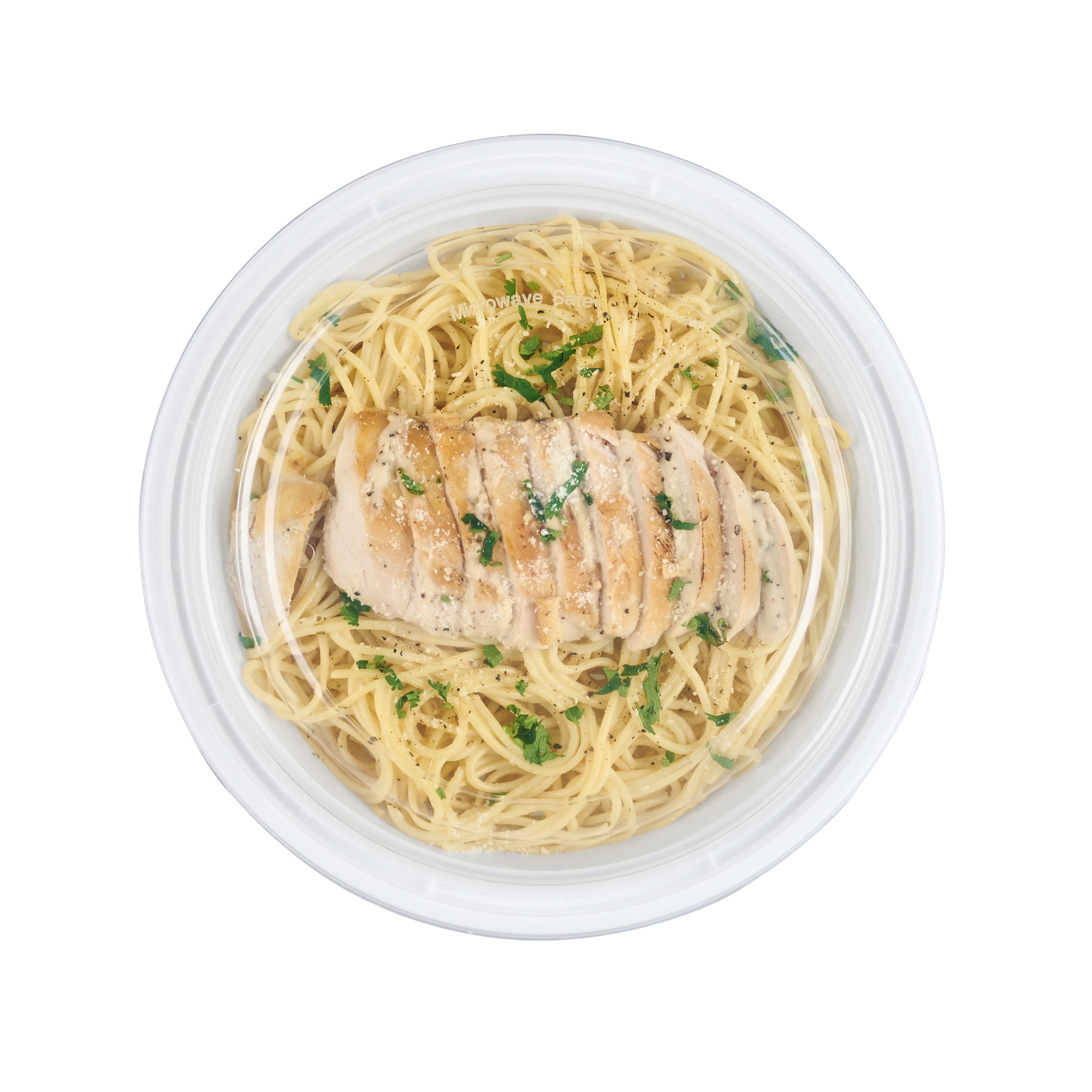 48 oz Round White Plastic Food Storage Containers with Clear Lids - Microwave Safe, 9x9x1.75 Inches - 50 Pack Bulk Disposable Takeout Containers for Restaurants, Catering & Meal Prep
