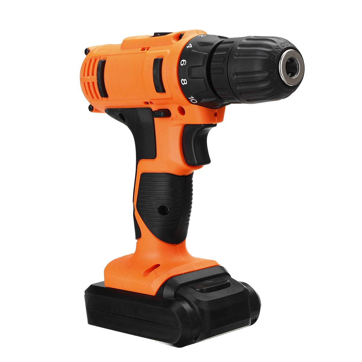 18V Cordless Electric Screwdriver & Hammer Drill with 13-Piece Drill Bit Set - Rechargeable Power Tool for Home DIY, Woodworking, and Construction Projects