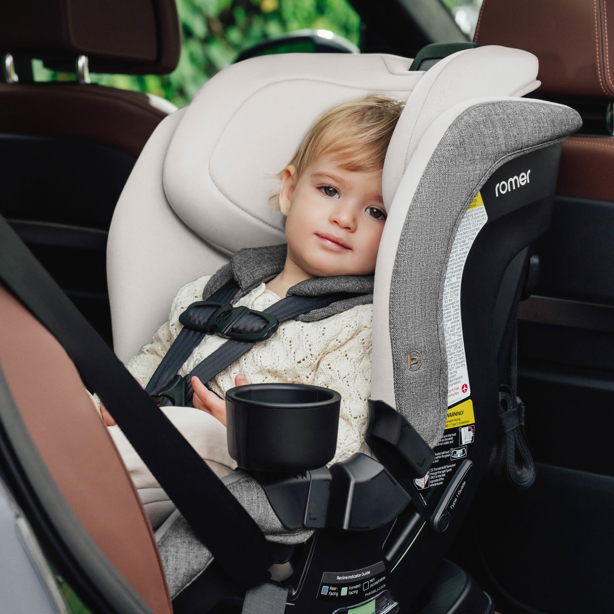 Romer Veni Convertible Car Seat for Babies & Toddlers - 3-in-1 Rear Facing, Forward Facing & Booster - Safe & Comfortable for Travel, School & Family Road Trips