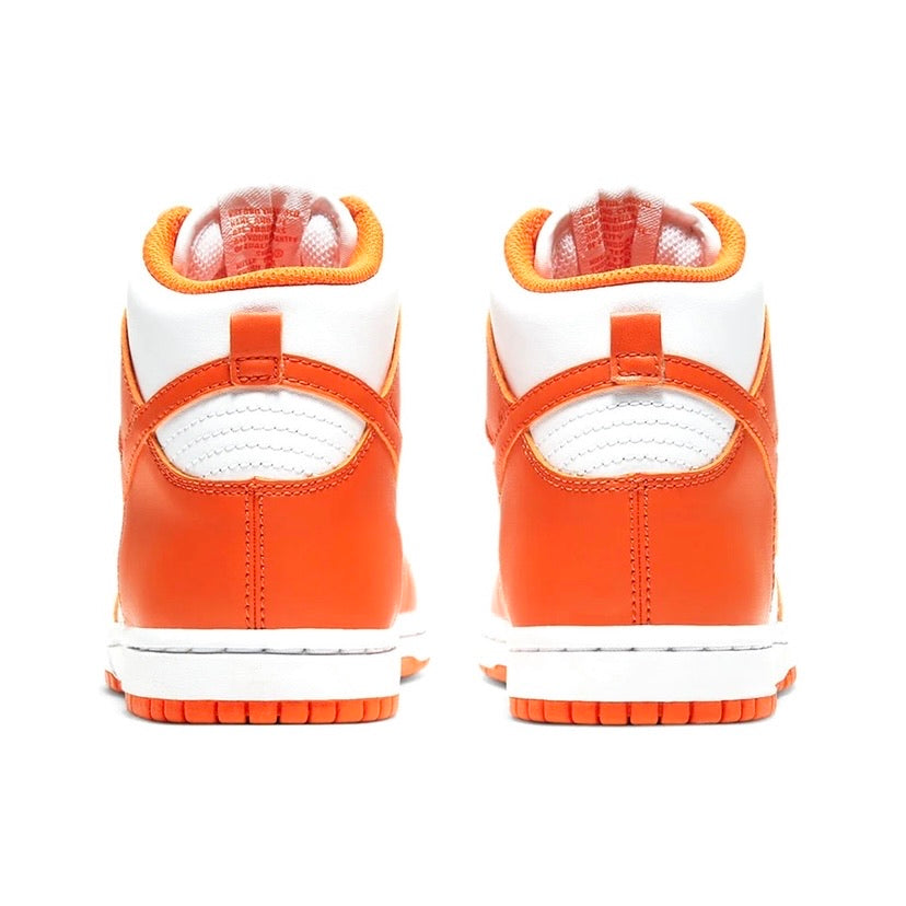 Nike Dunk High Retro GS Syracuse White Orange Blaze White Sneakers - Stylish Basketball Shoes for Women & Girls - Perfect for Casual Wear, Street Fashion & Sports