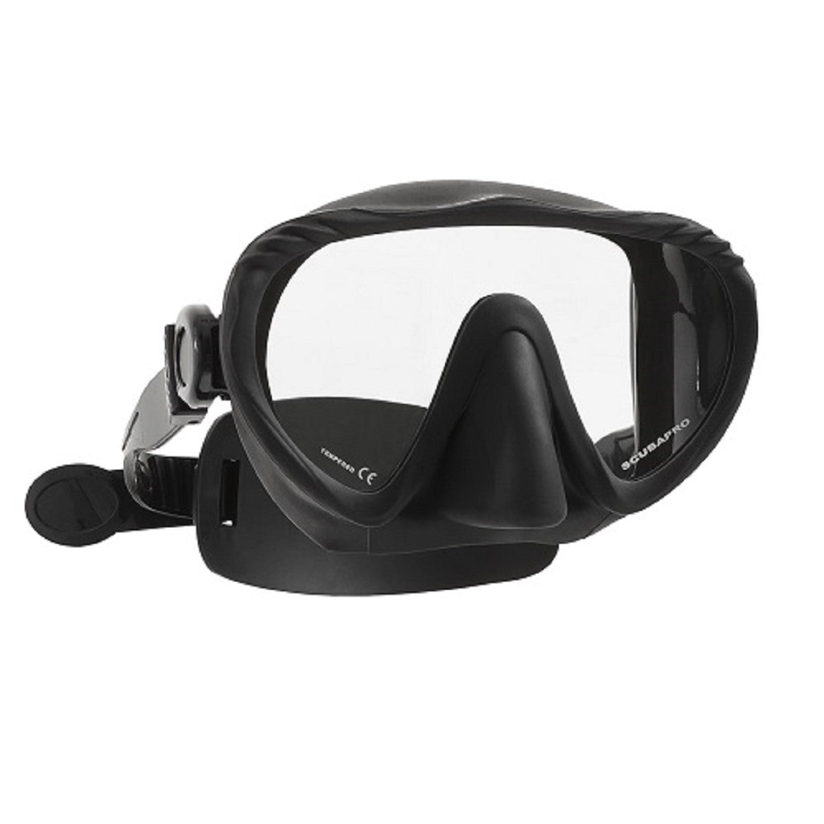 Scubapro Ghost Black Dive Mask - Premium Scuba Diving Gear for Clear Underwater Vision | Perfect for Snorkeling, Spearfishing & Ocean Exploration