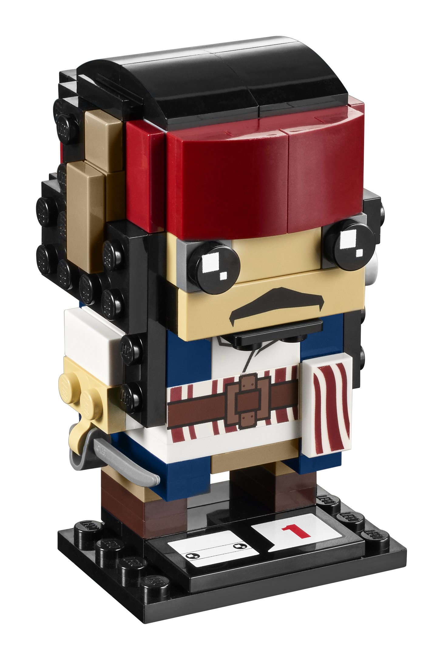 LEGO BrickHeadz Jack Sparrow Building Kit for Disney Fans