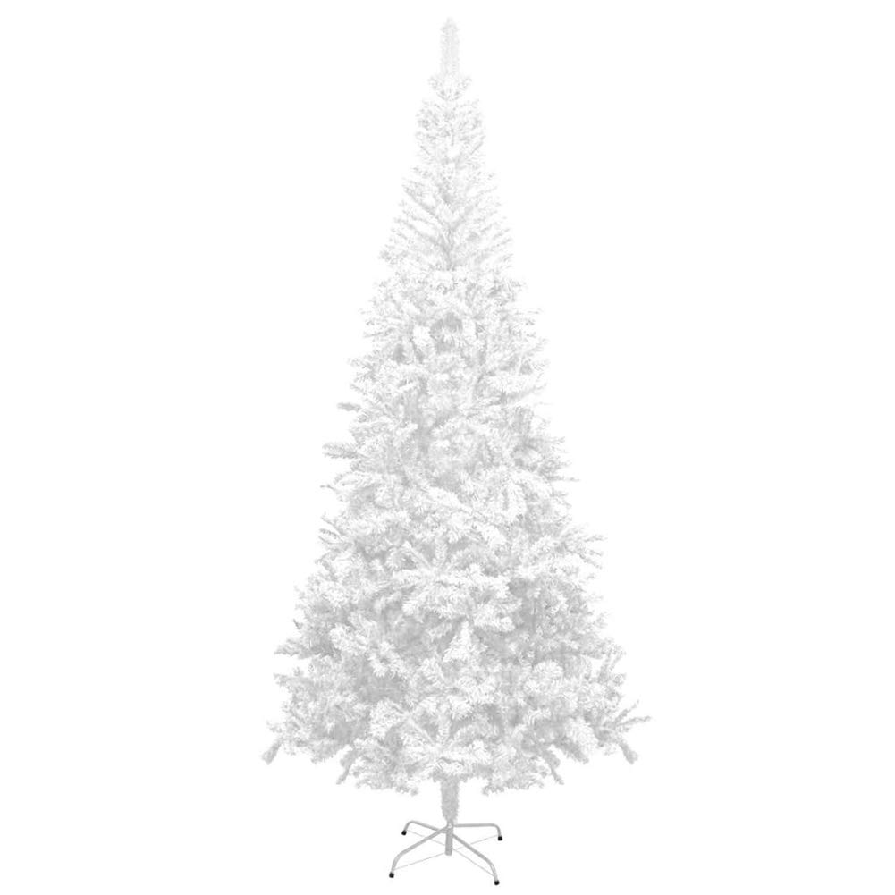 Premium 240cm (7.8ft) White Artificial Christmas Tree with Stand - 1300 Branches & 10 Layers for Home, Office, Party Decor | Holiday Decoration for Christmas, Winter Celebrations & Festive Gatherings