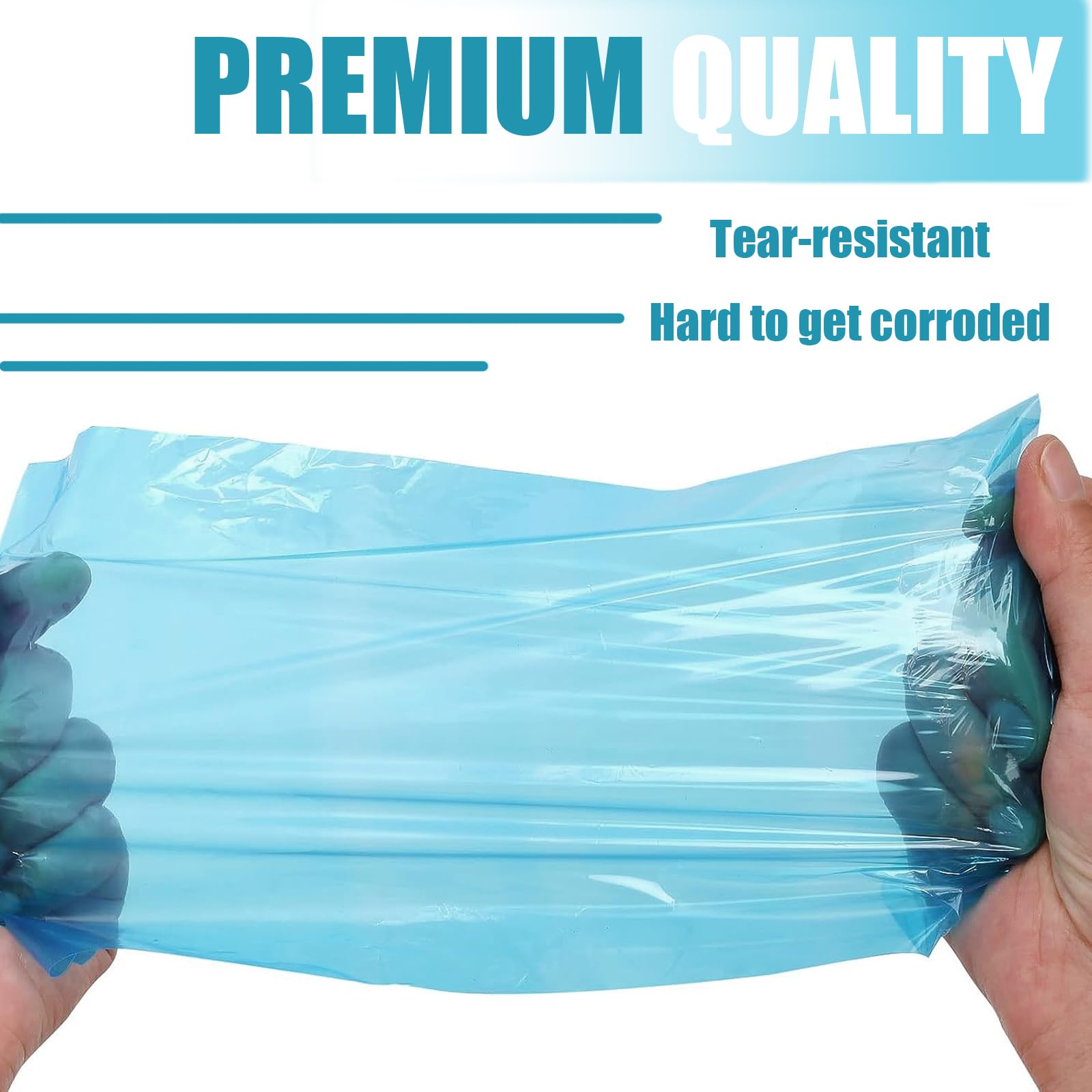 SOTICA 250PCS Tattoo Wash Bottle Covers - Disposable Squeeze Bottle Bags for Tattoo Artists, Tattoo Supplies (Blue) - Perfect for Tattoo Shops, Hygiene Protection & Ink Storage