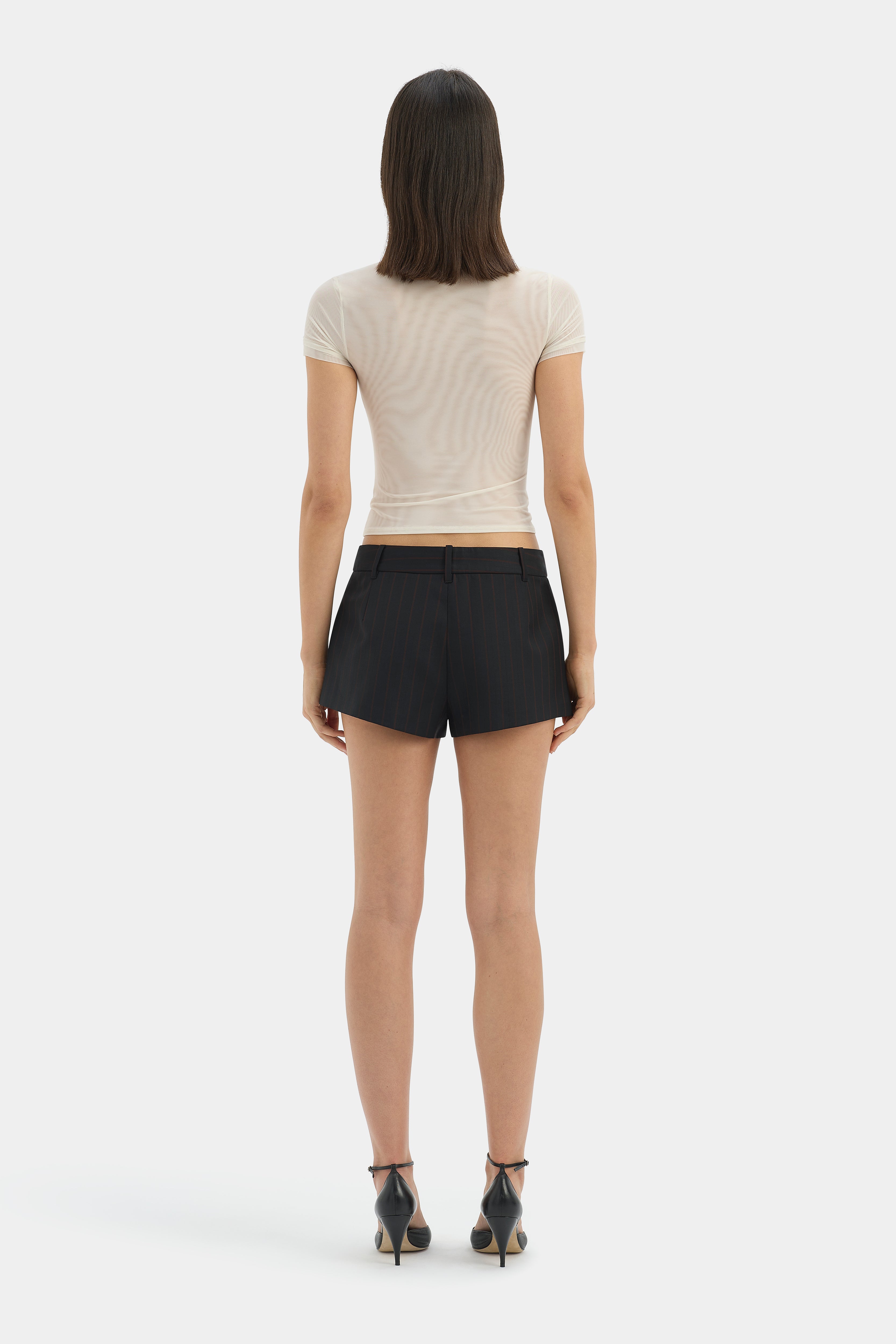 Sorrentino Mini Shorts for Women - Comfortable Stretchy High Waist Denim Shorts - Perfect for Summer, Beach, and Casual Outings