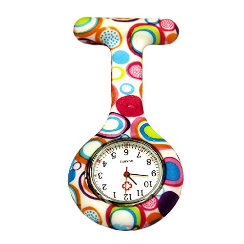 Vintage Green Clip-On Pendant Watch - Digital Pocket & Wrist Watch for Women & Men - Perfect for Steampunk Costumes, Vintage Fashion & Gift Giving