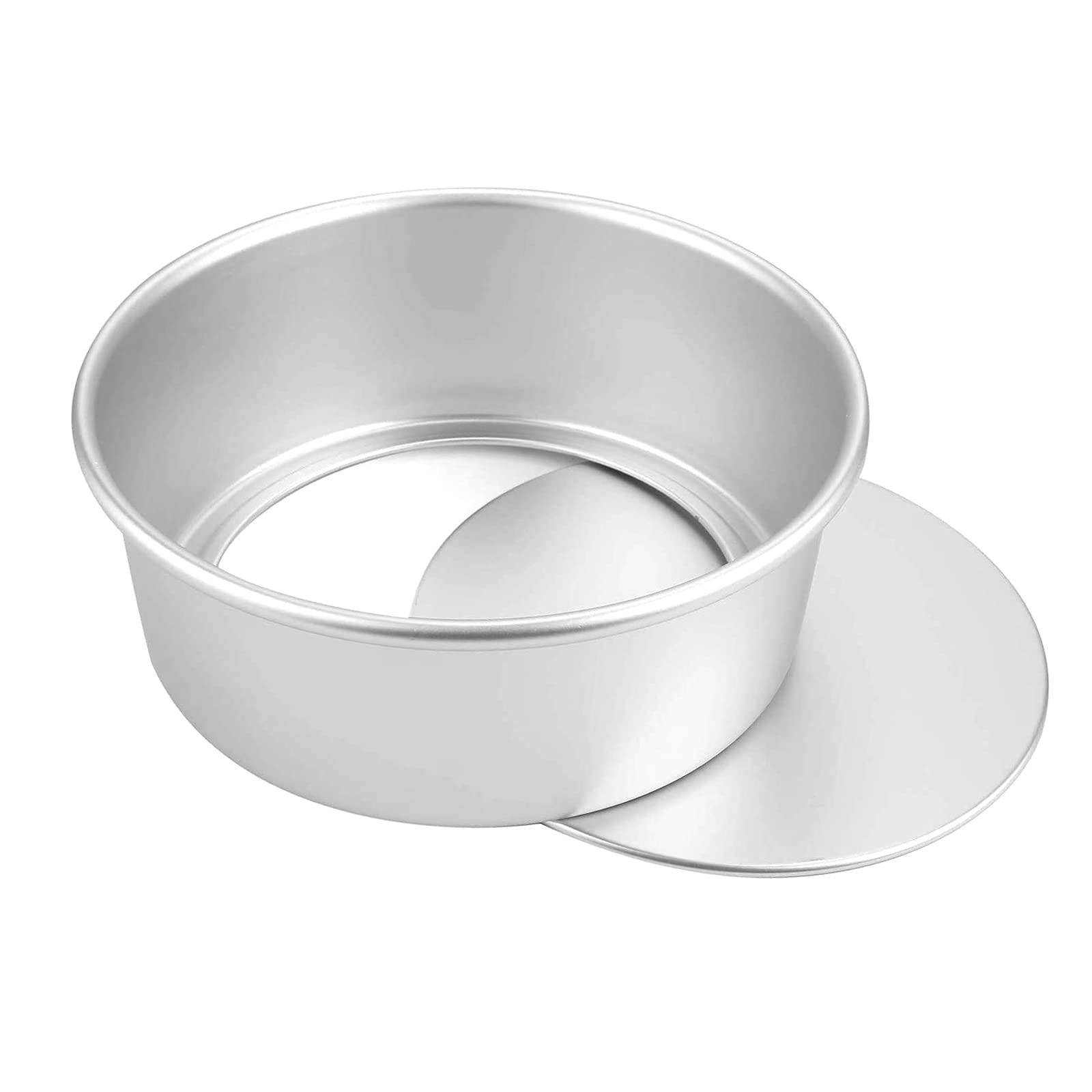 8 Inch Round Cake Pan - Non-Stick Baking Pan with Removable Bottom, Durable Aluminum Cheesecake & Chiffon Cake Mold for Perfect Baking | Ideal for Home Bakers, Birthday Cakes & Dessert Making