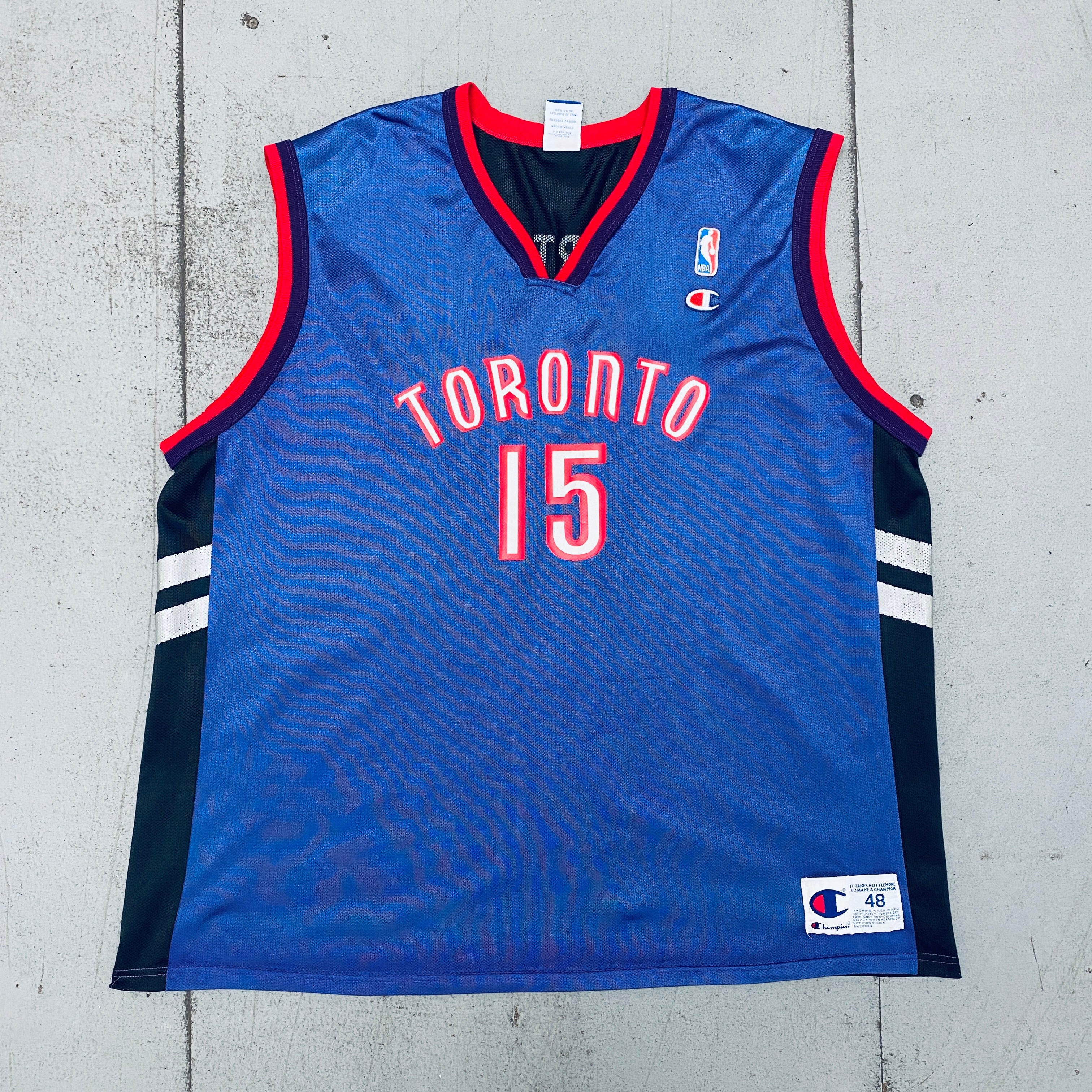 Vince Carter Toronto Raptors 1999-2000 Purple Champion Jersey XL - NBA Slam Dunk Contest Replica Jersey for Basketball Fans & Collectors - Perfect for Game Day, Cosplay, and Sports Memorabilia Display