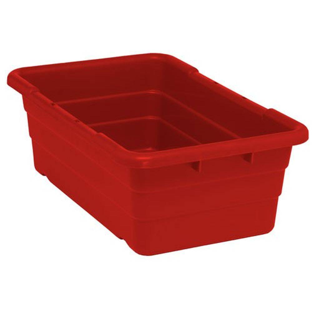 6 Pack Heavy Duty Cross Stack Totes 25.1