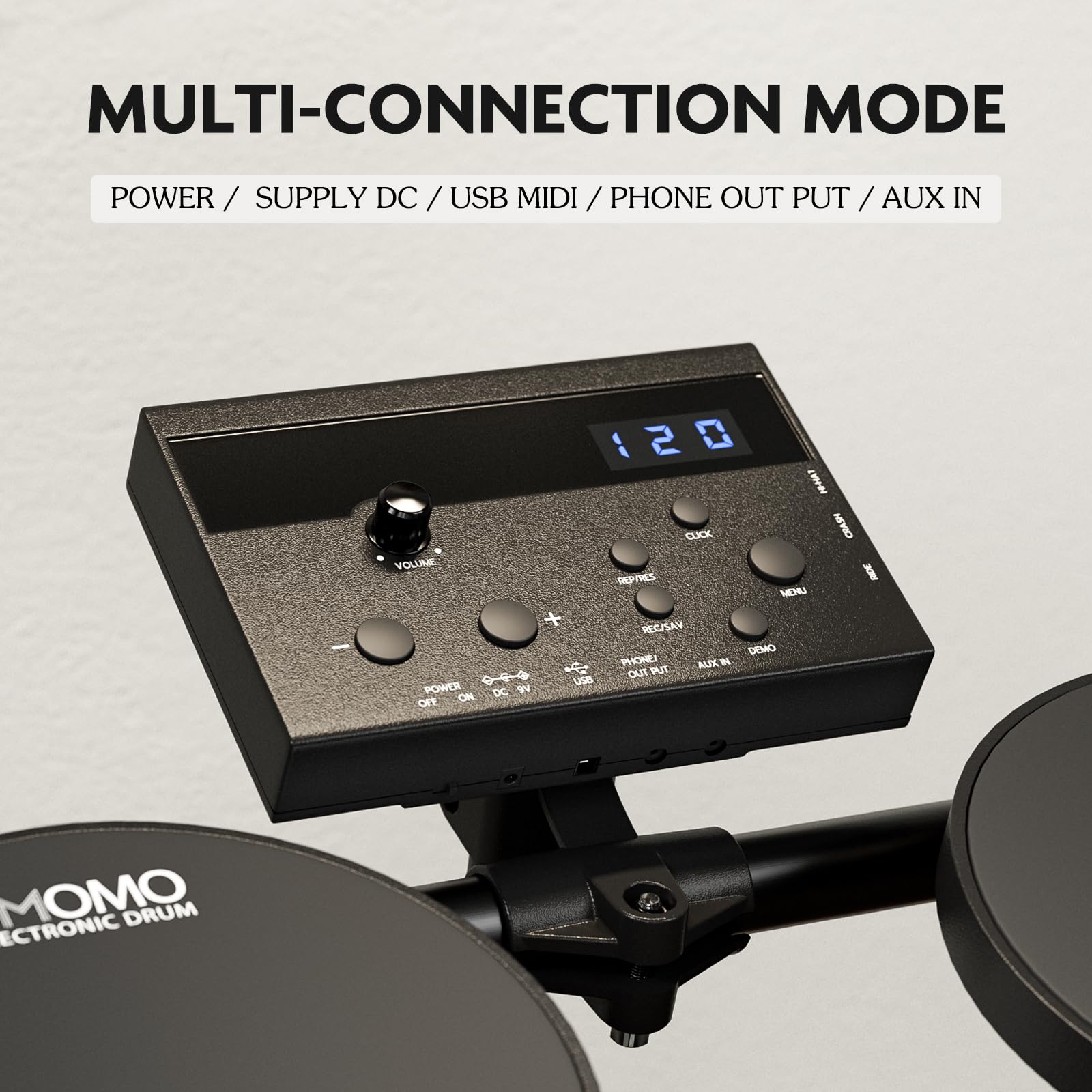 UMOMO Electric Drum Set - 10
