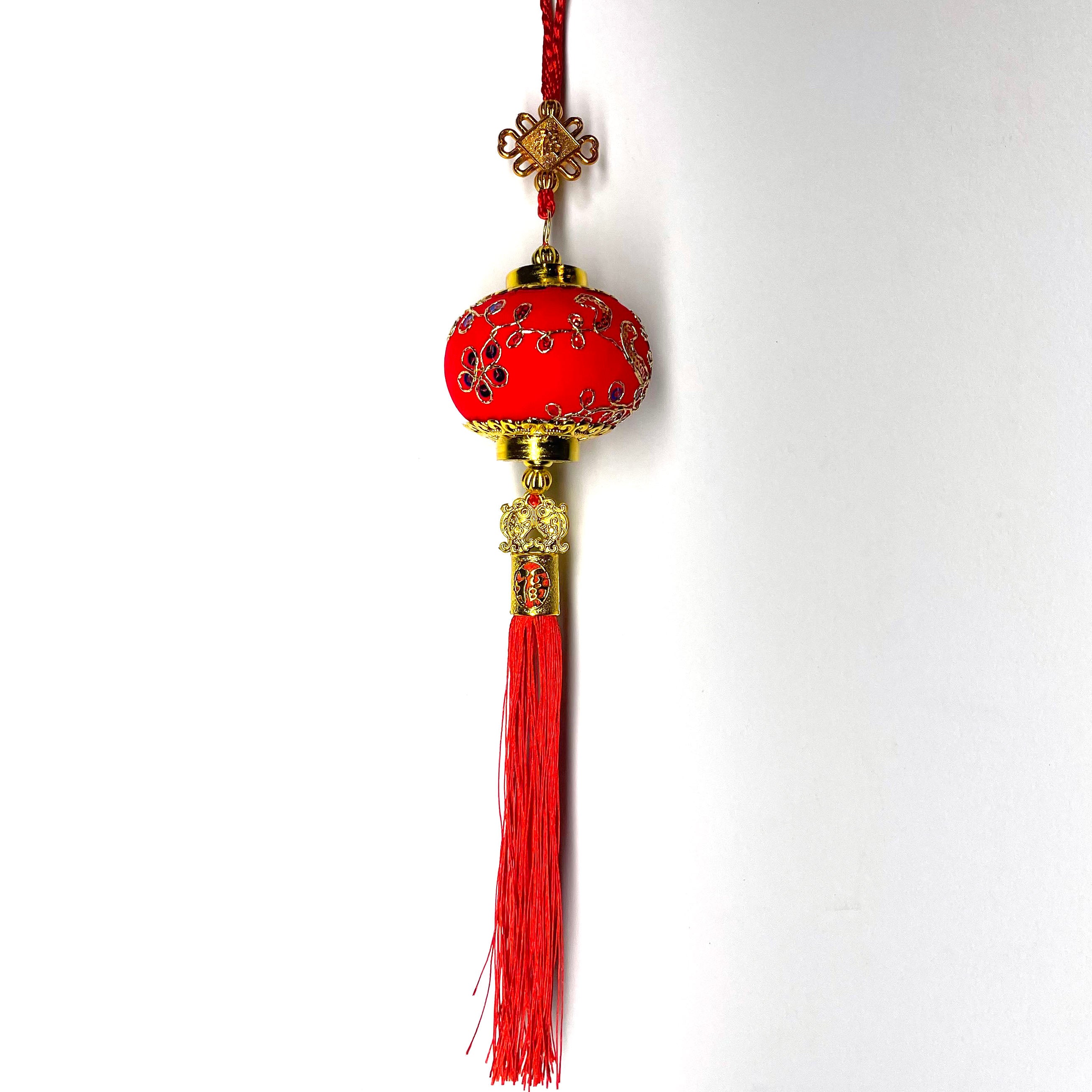 3D Floral Lantern Tassel Decor - Chinese New Year Party Supplies for Home, Wedding & Festival Decoration