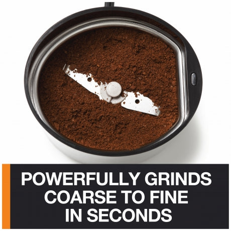 KRUPS Electric Spice and Coffee Grinder - Stainless Steel Blades, BPA-Free, 200W Power (Model F2034251) - Perfect for Freshly Ground Coffee, Spices, and Herbs at Home or Office