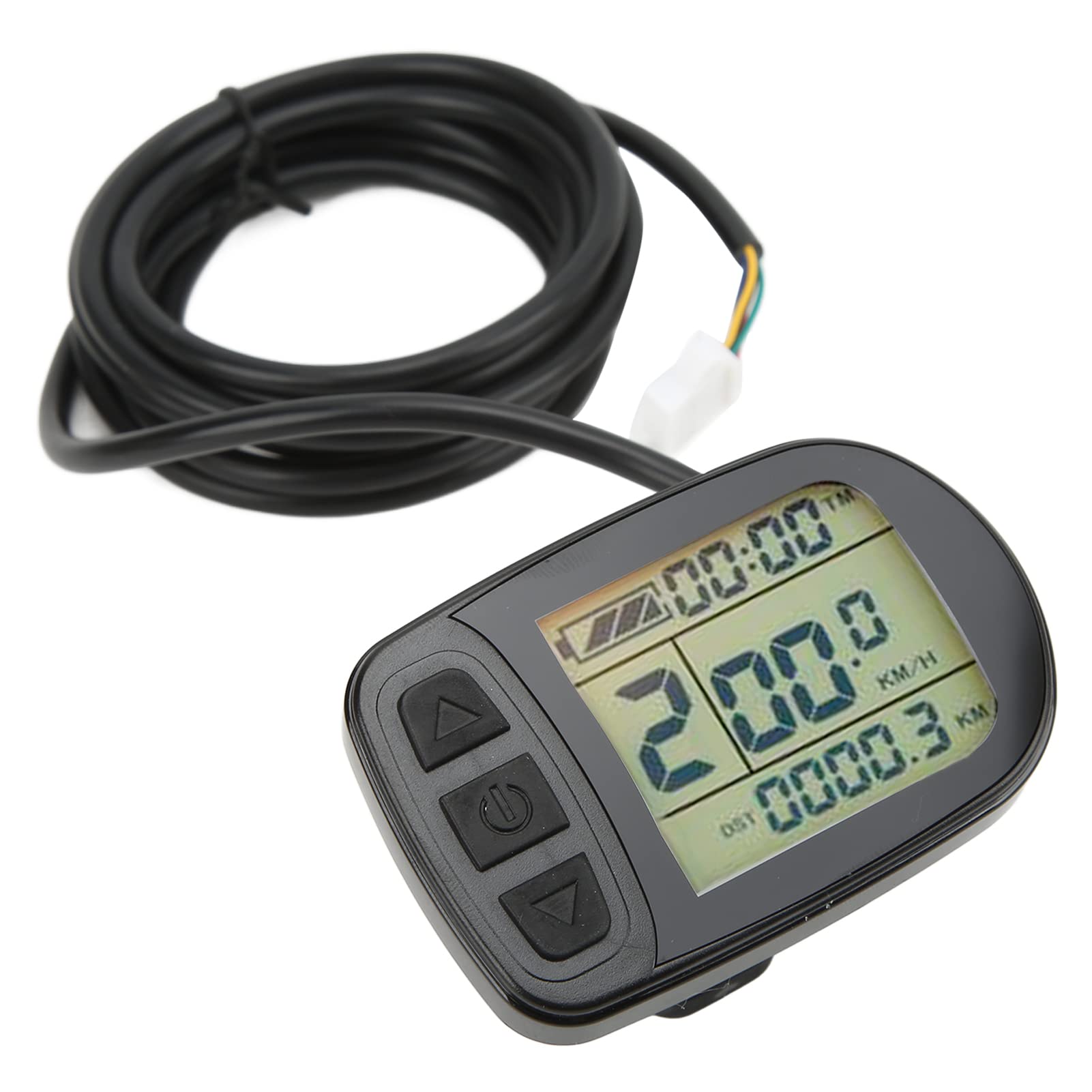 Eulbevoli Electric Bike LCD Display - Waterproof, High Visibility Bike Conversion Meter for E-Bike & Cycling Enthusiasts | Perfect for Commuting, Off-Road & Urban Riding