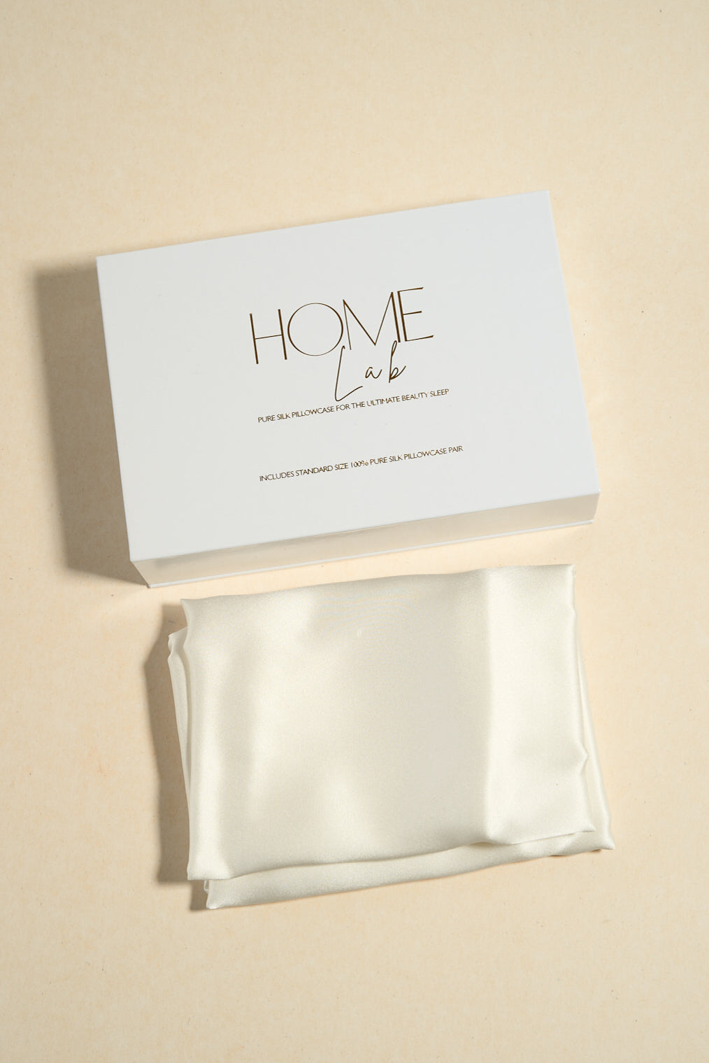 100% Pure Silk Pillowcase Set (48x73cm) - Hypoallergenic & Anti-Wrinkle for Beauty Sleep - Perfect for Bedroom Luxury & Skin Care